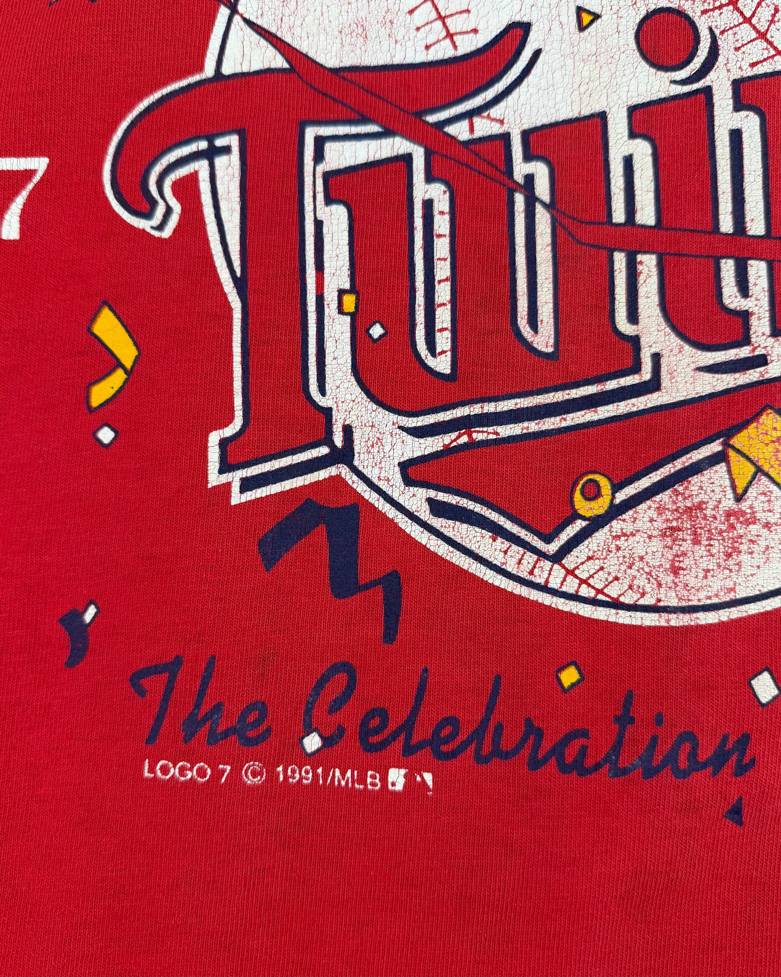 Vintage 1991 Minnesota Twins Champions MLB T-Shirt (XXL)