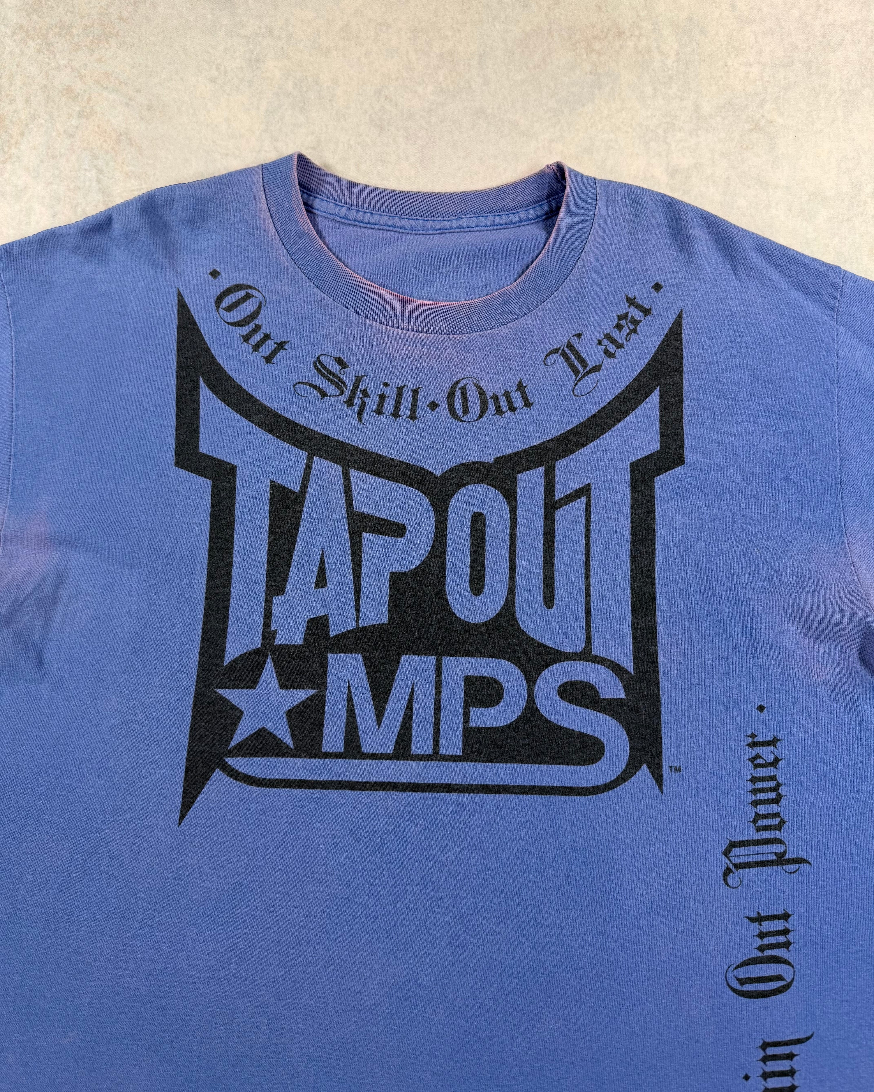 Vintage Y2K TapOut MPS T-Shirt Blue (L)