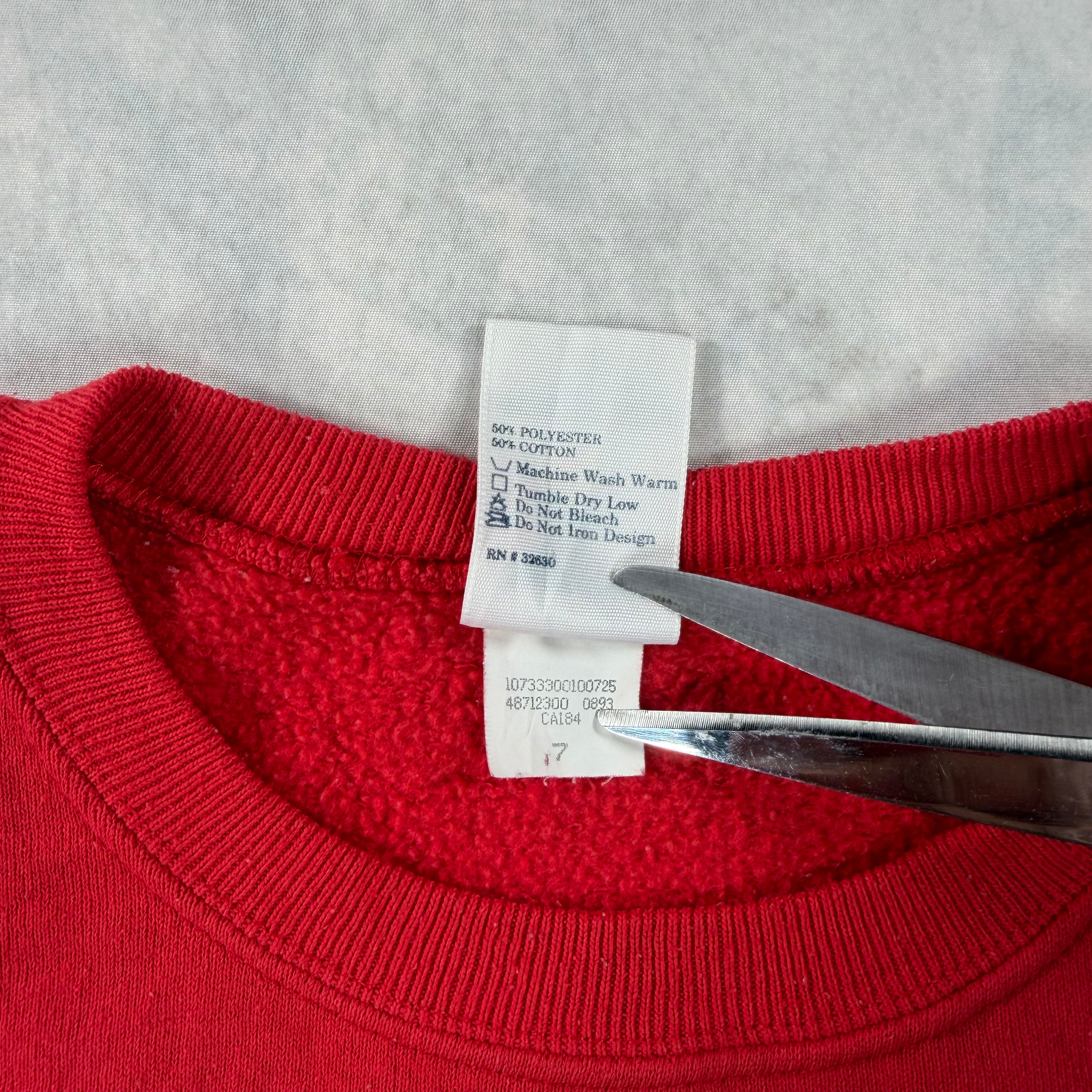 Vintage 90’s Kansas City Plaza Country Club Crewneck Sweatshirt Red (L)