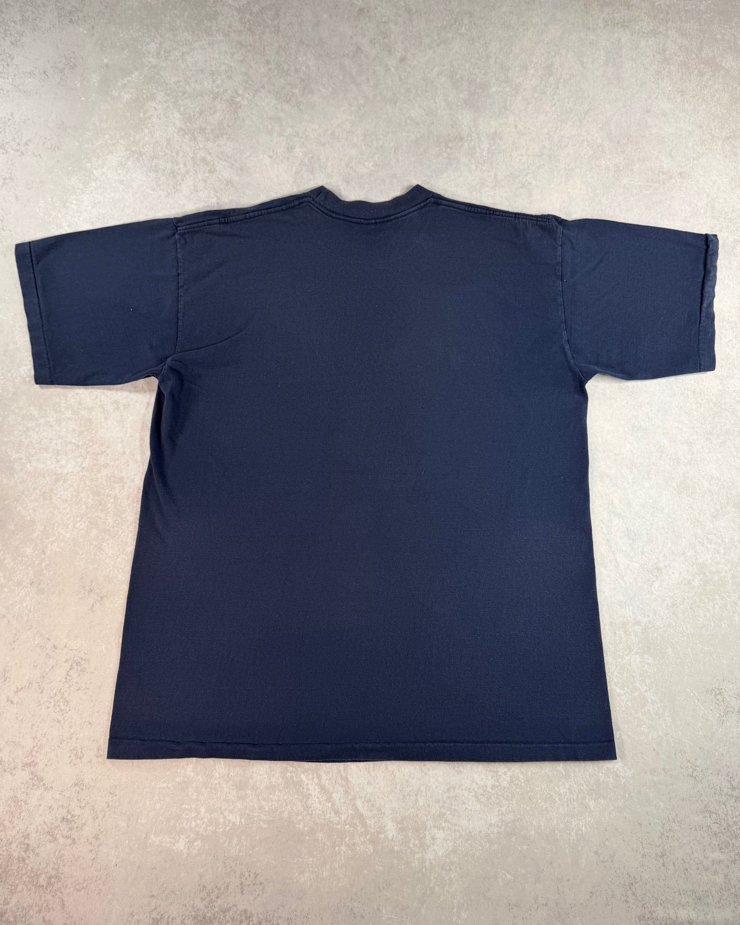 Vintage 90’s University of Notre Dame “Fightin’ Irish” T-Shirt Navy (XL)