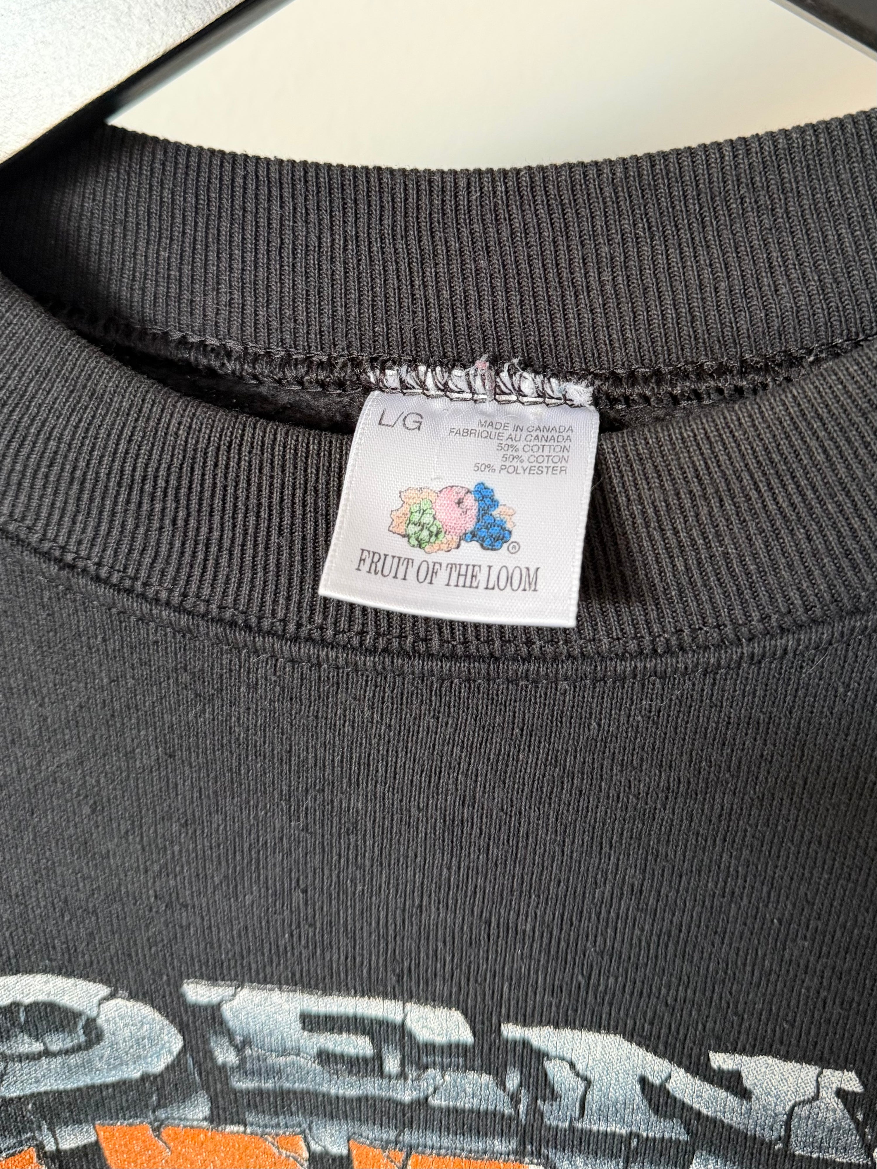 Vintage 90’s Phoenix Suns Basketball NBA Crewneck Black (L)