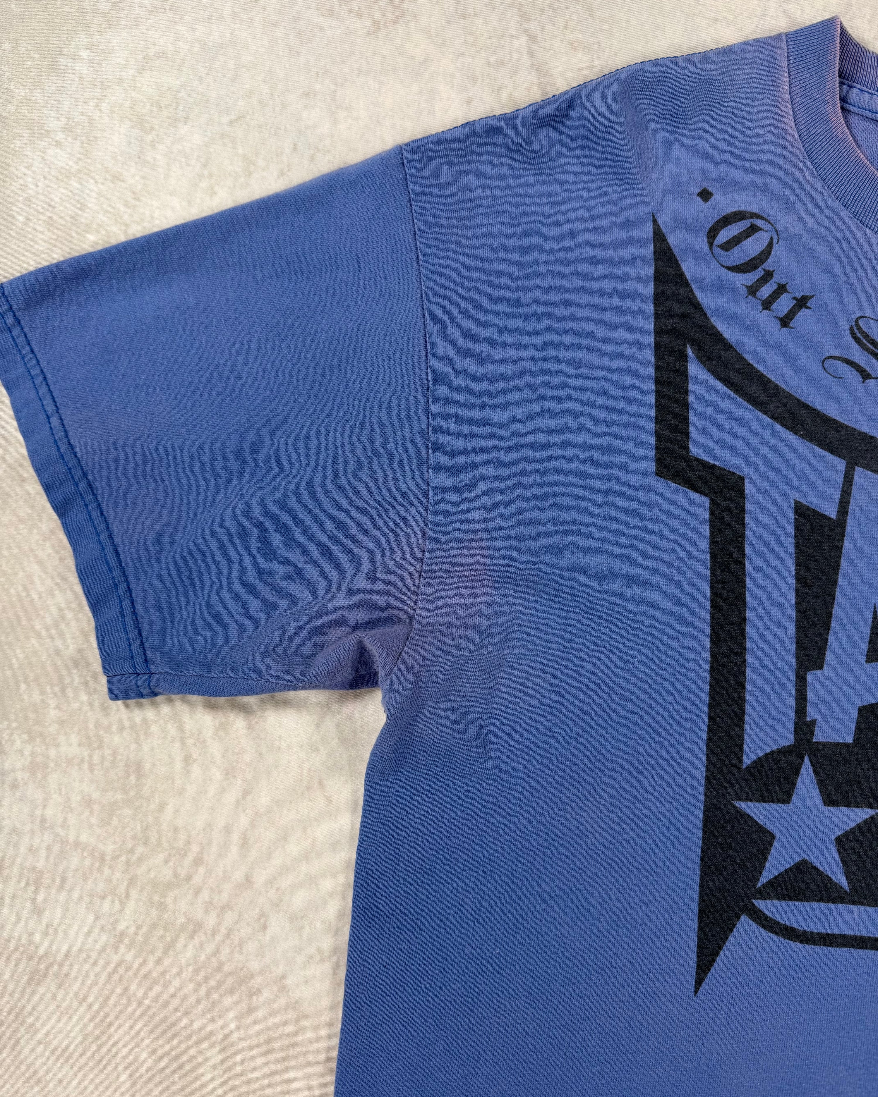 Vintage Y2K TapOut MPS T-Shirt Blue (L)