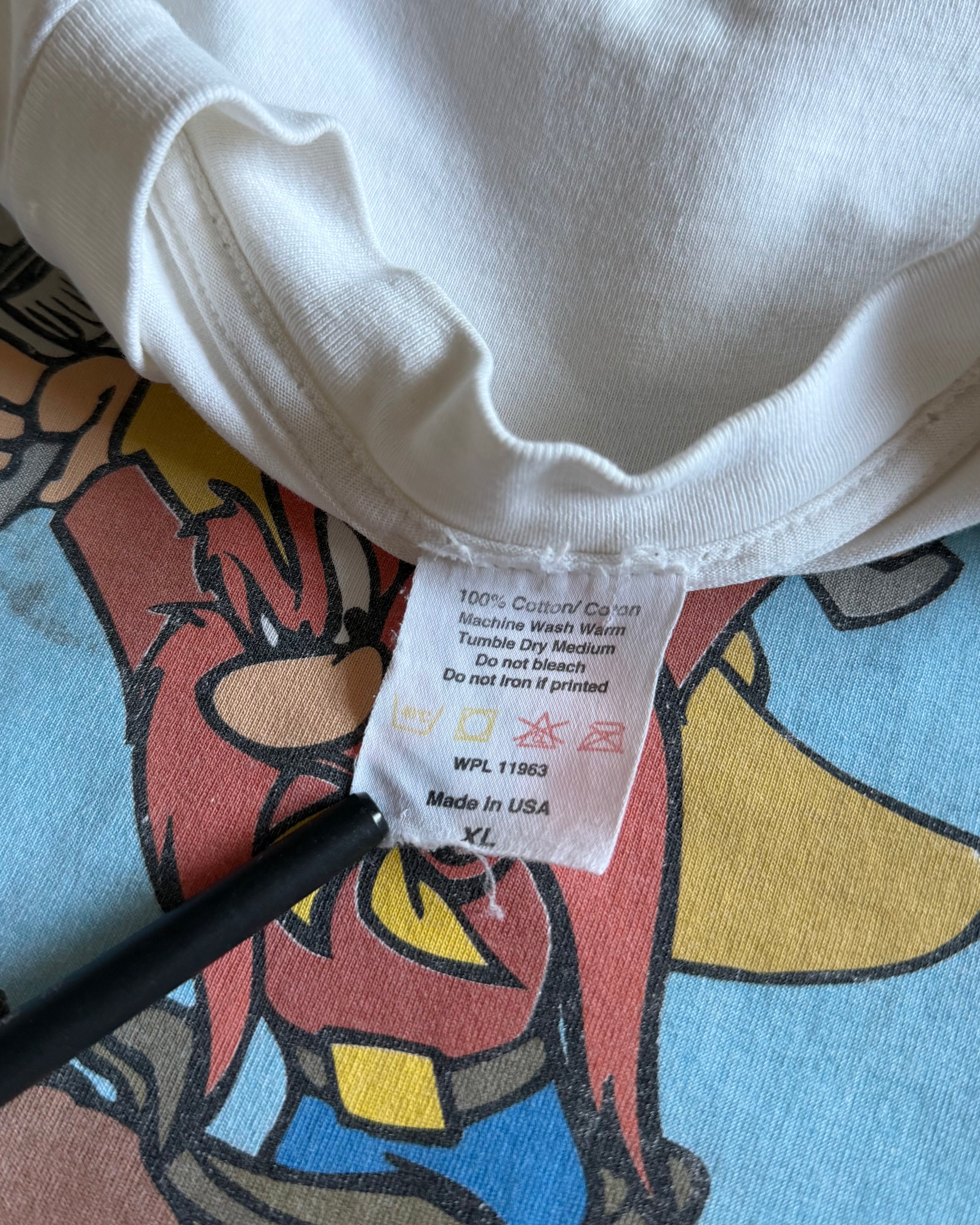 Vintage 1995 Yosemite Sam “Pullin’ Leather” T-Shirt White (XL)