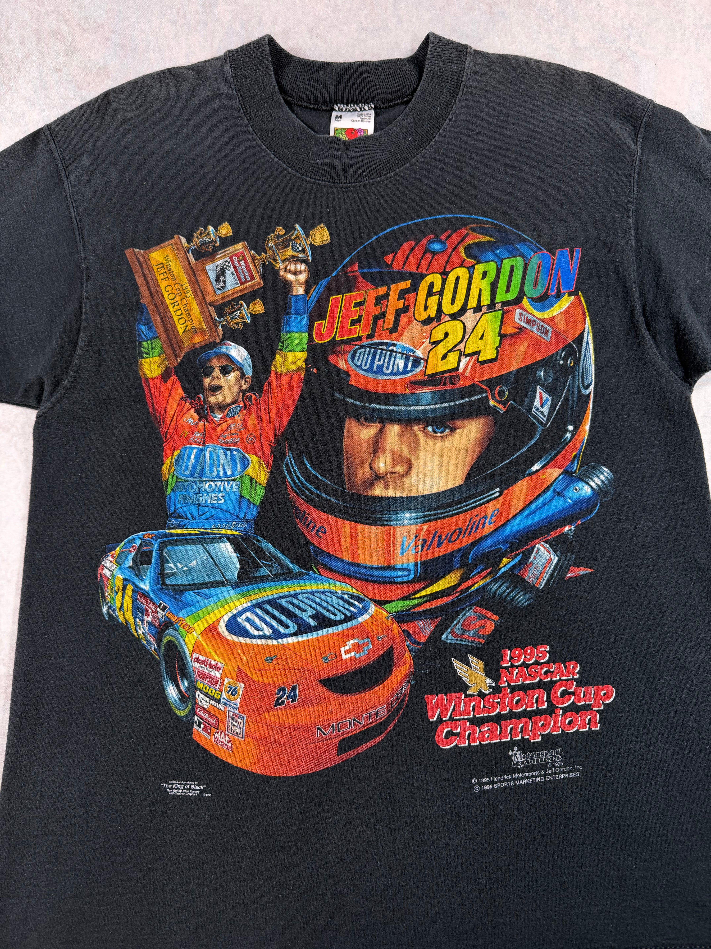 Vintage 1995 Jeff Gordon Nascar Champion T-Shirt (M)