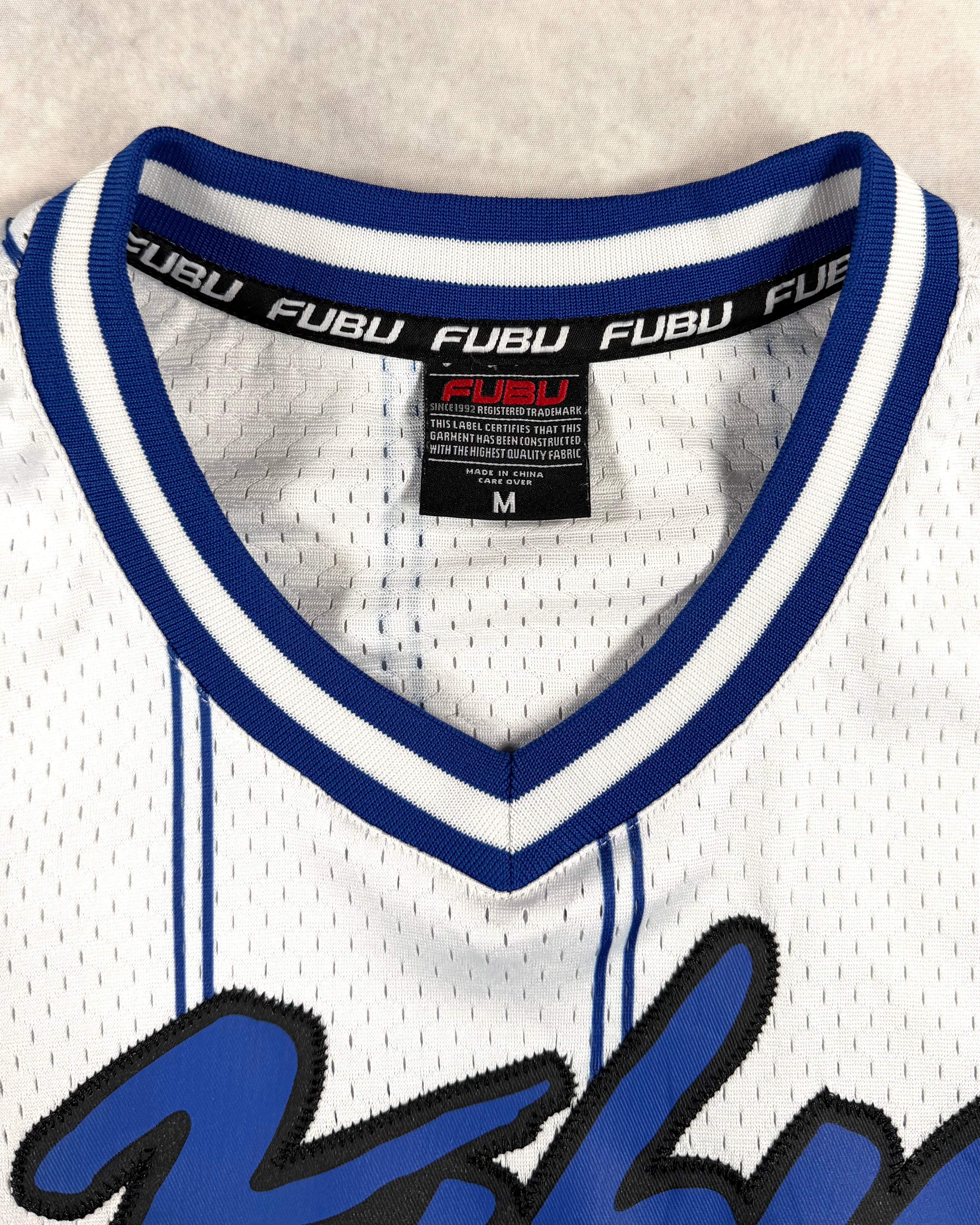 Vintage Y2K "Fubu Sports" Jersey White (M/L)