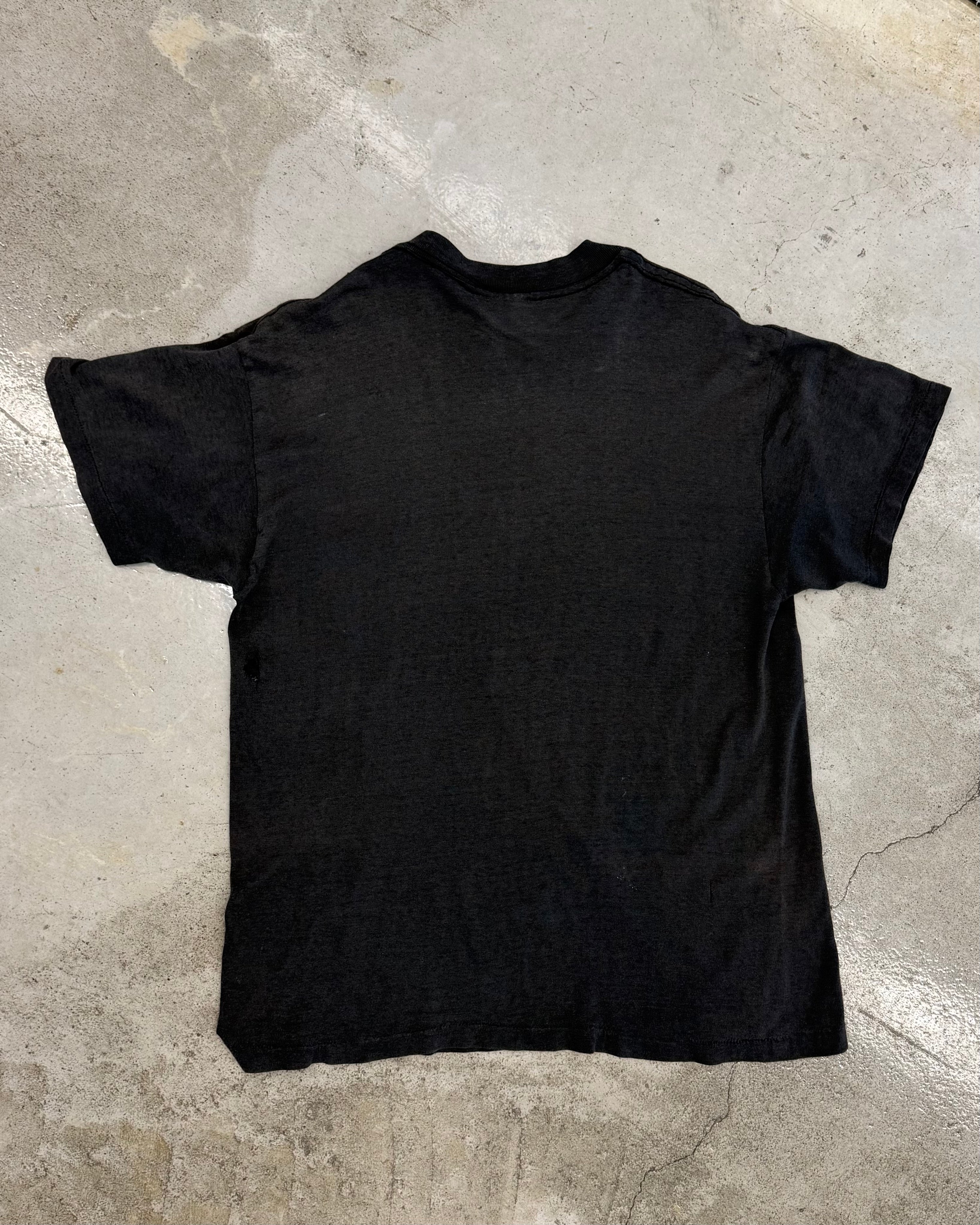 Vintage 1988 Harley Davidson "Best of the Breed" T-Shirt Faded Black (L)