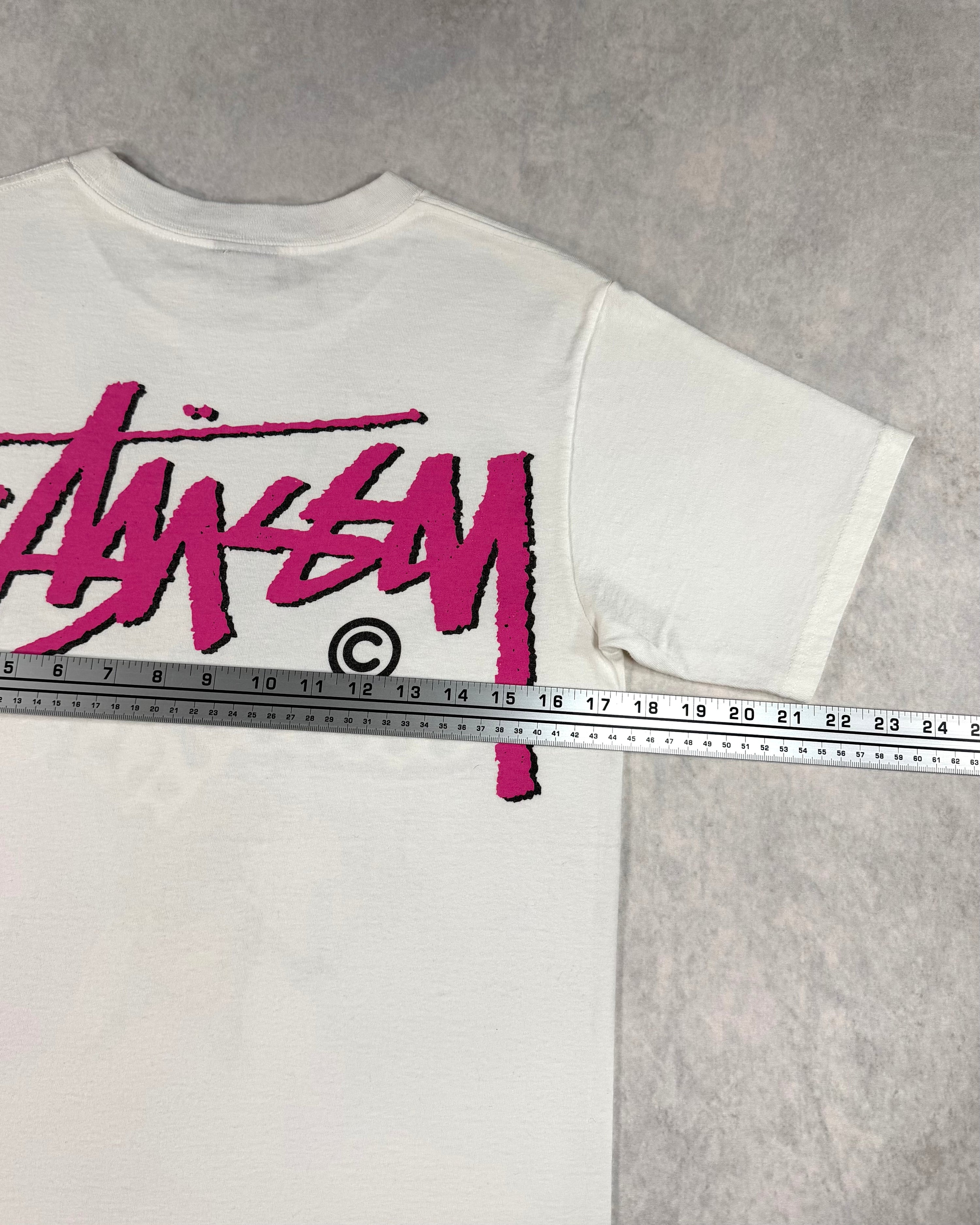 Vintage Stussy Donkey Crown T-Shirt White (S)