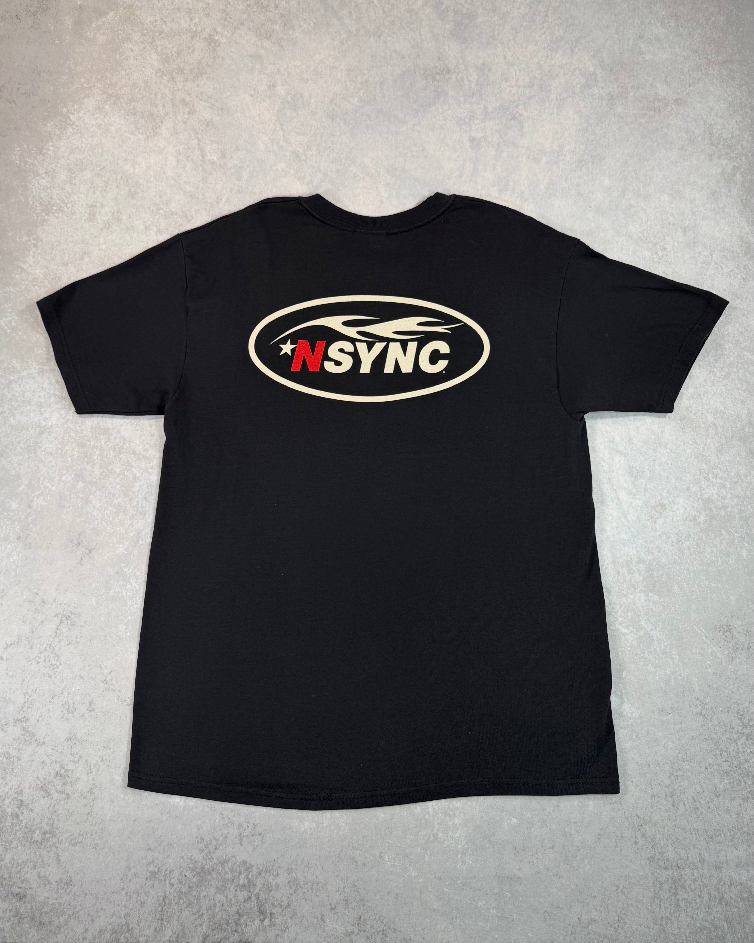 Vintage 1999 NSYNC Band T-Shirt Black (L)