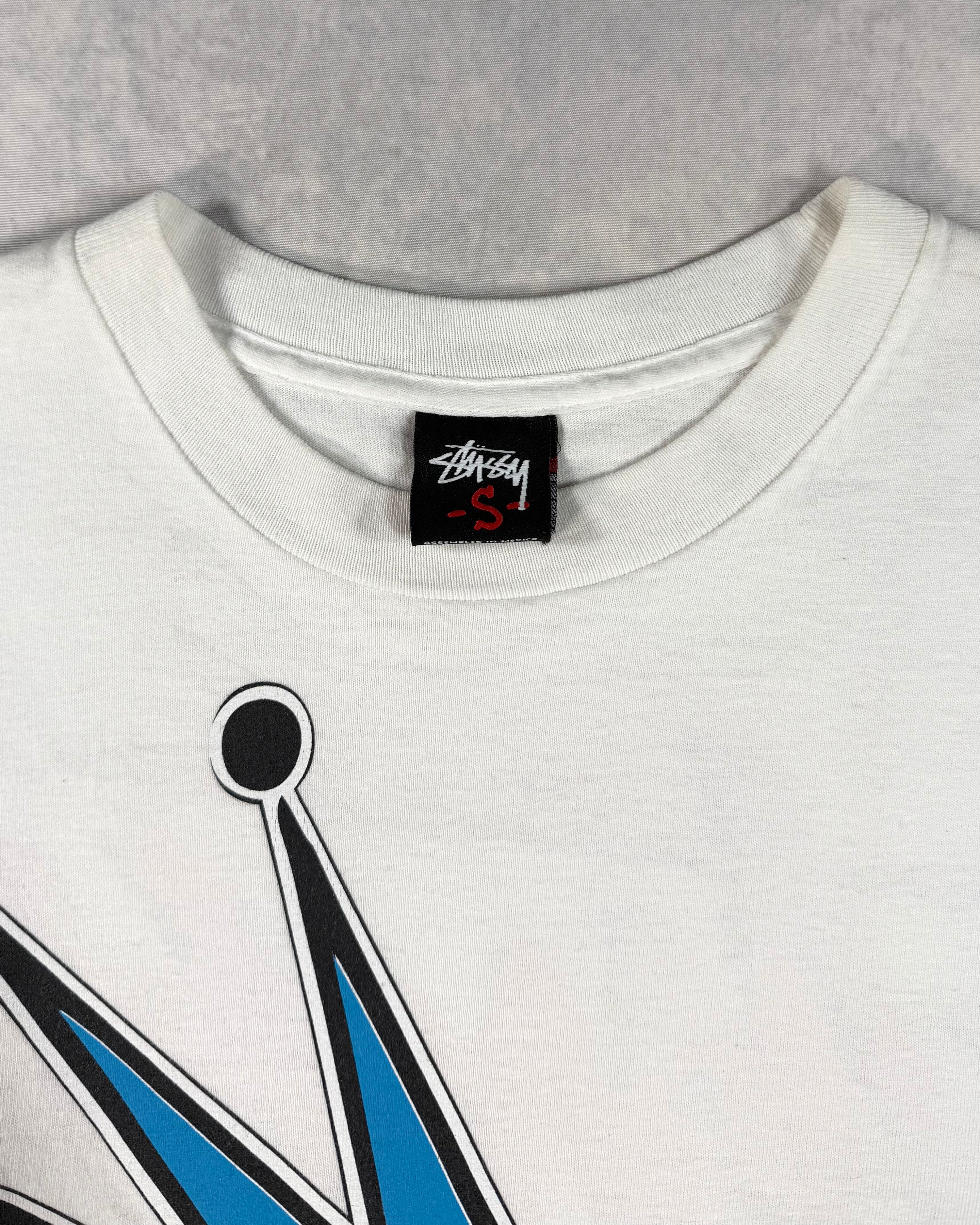 Vintage Stussy Donkey Crown T-Shirt White (S)