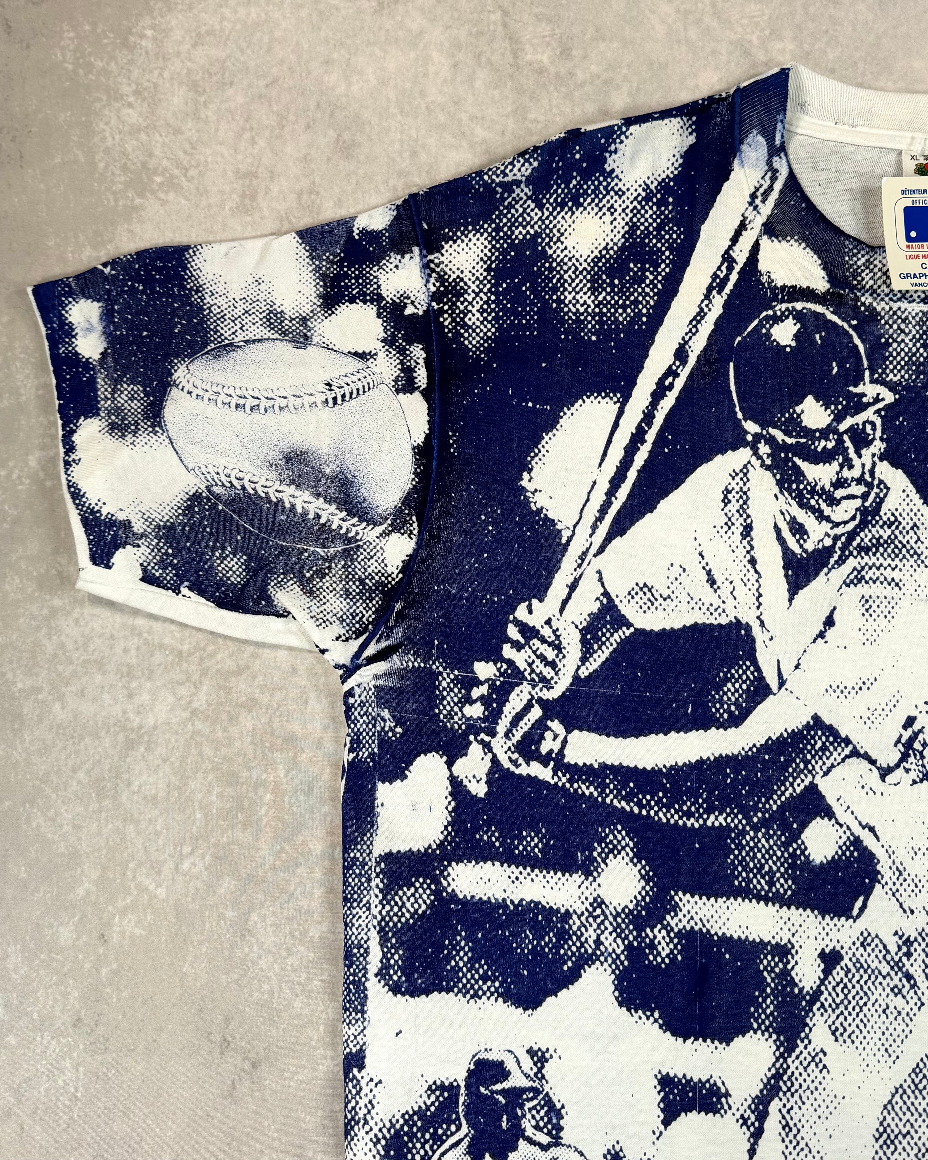 Vintage 1991 Toronto Blue Jays AOP T-Shirt (XL)