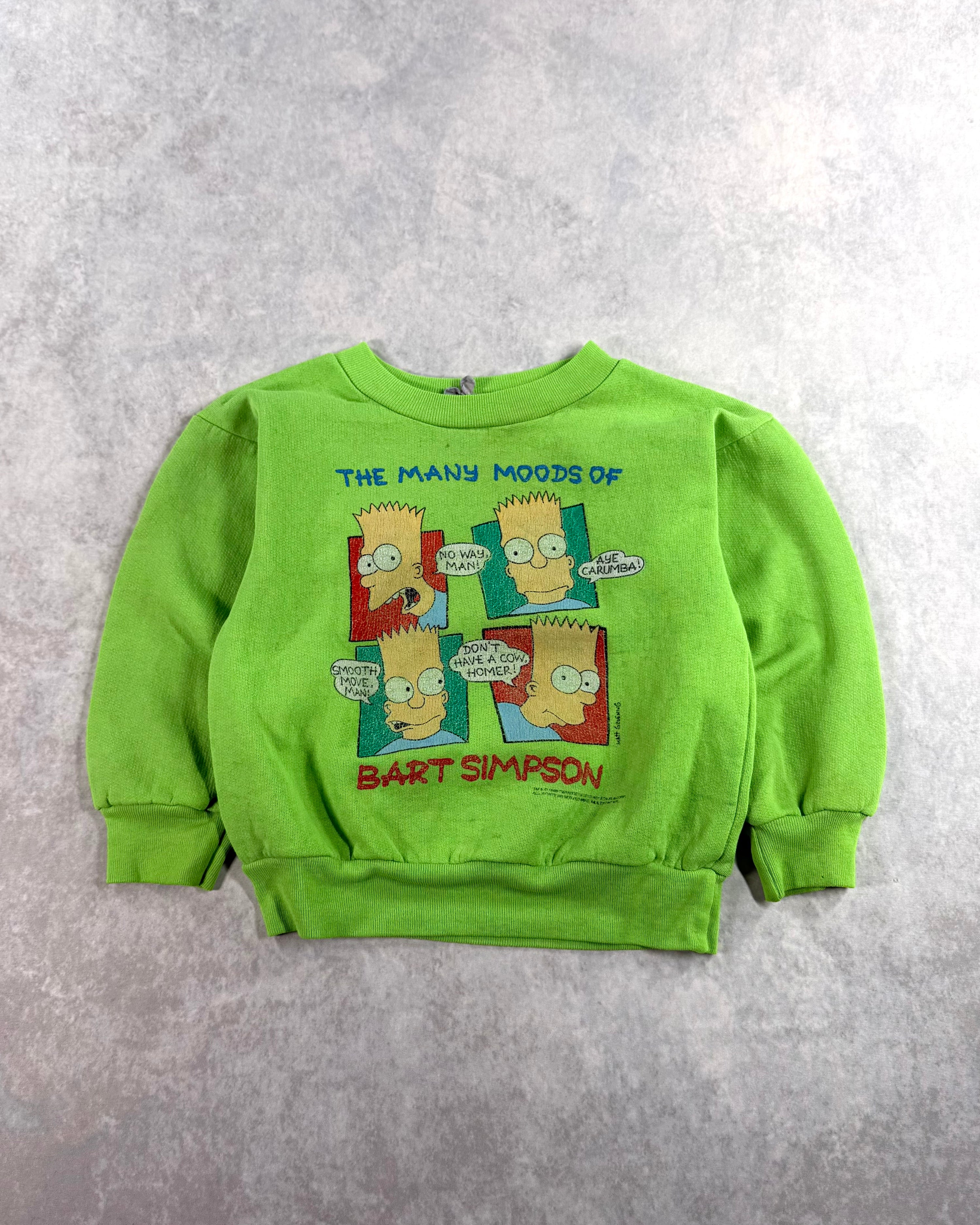 Vintage 1990 Bart Simpson Crewneck (Toddler 4)
