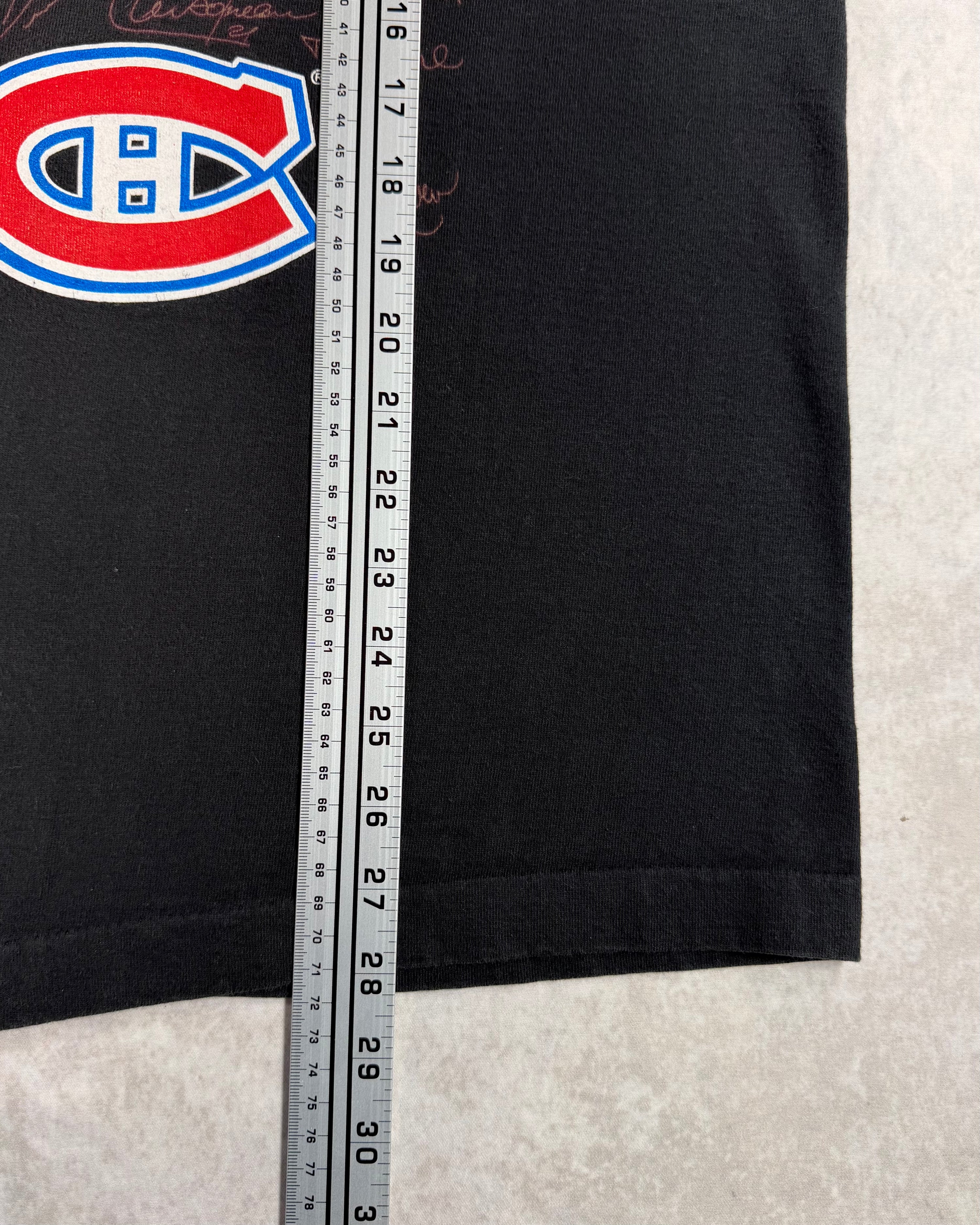 Vintage 1993 Montreal Canadiens NHL Stanley Cup Champions T-Shirt (L)