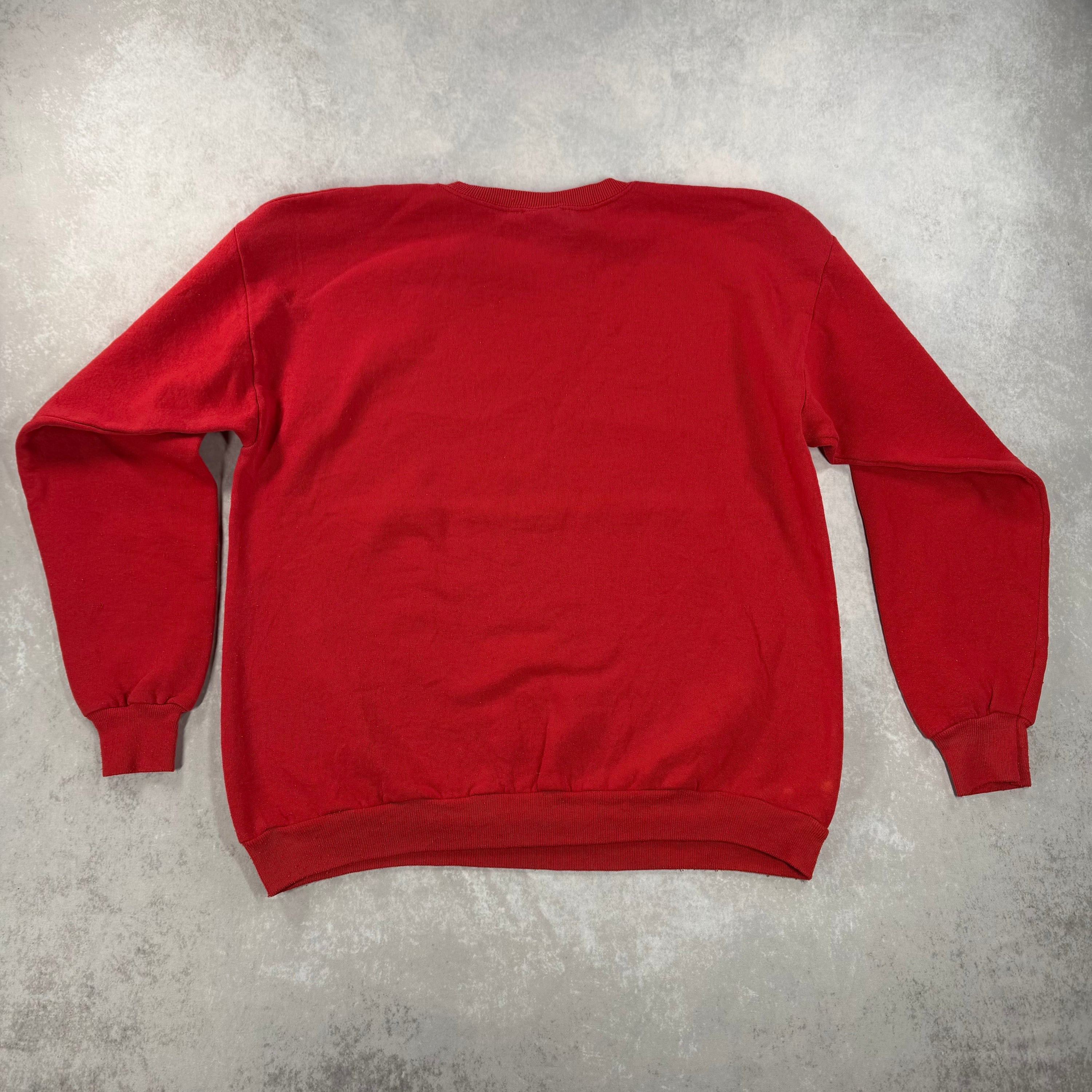 Vintage 90’s Kansas City Plaza Country Club Crewneck Sweatshirt Red (L)