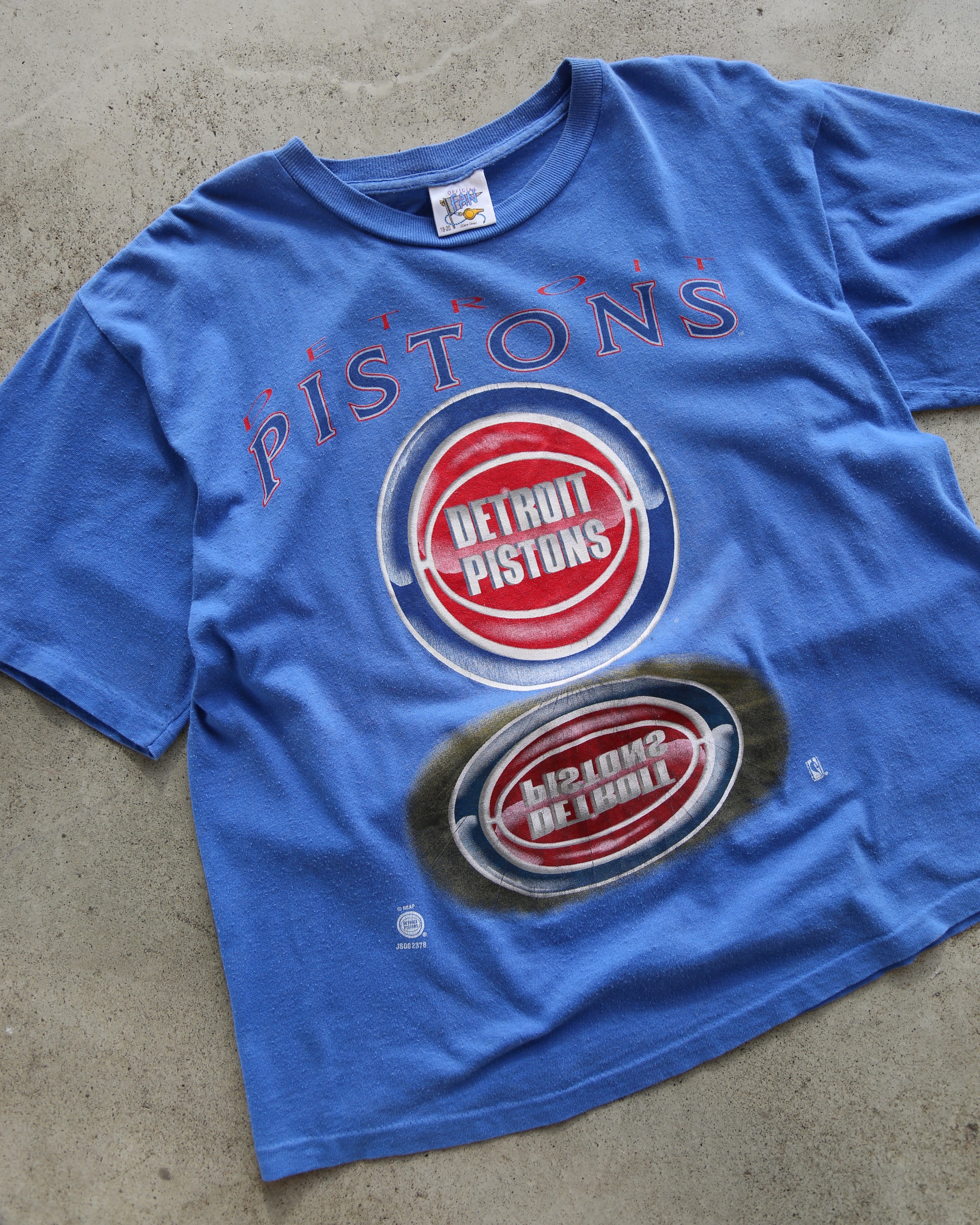 Detroit Pistons NBA T-Shirt Blue (L)