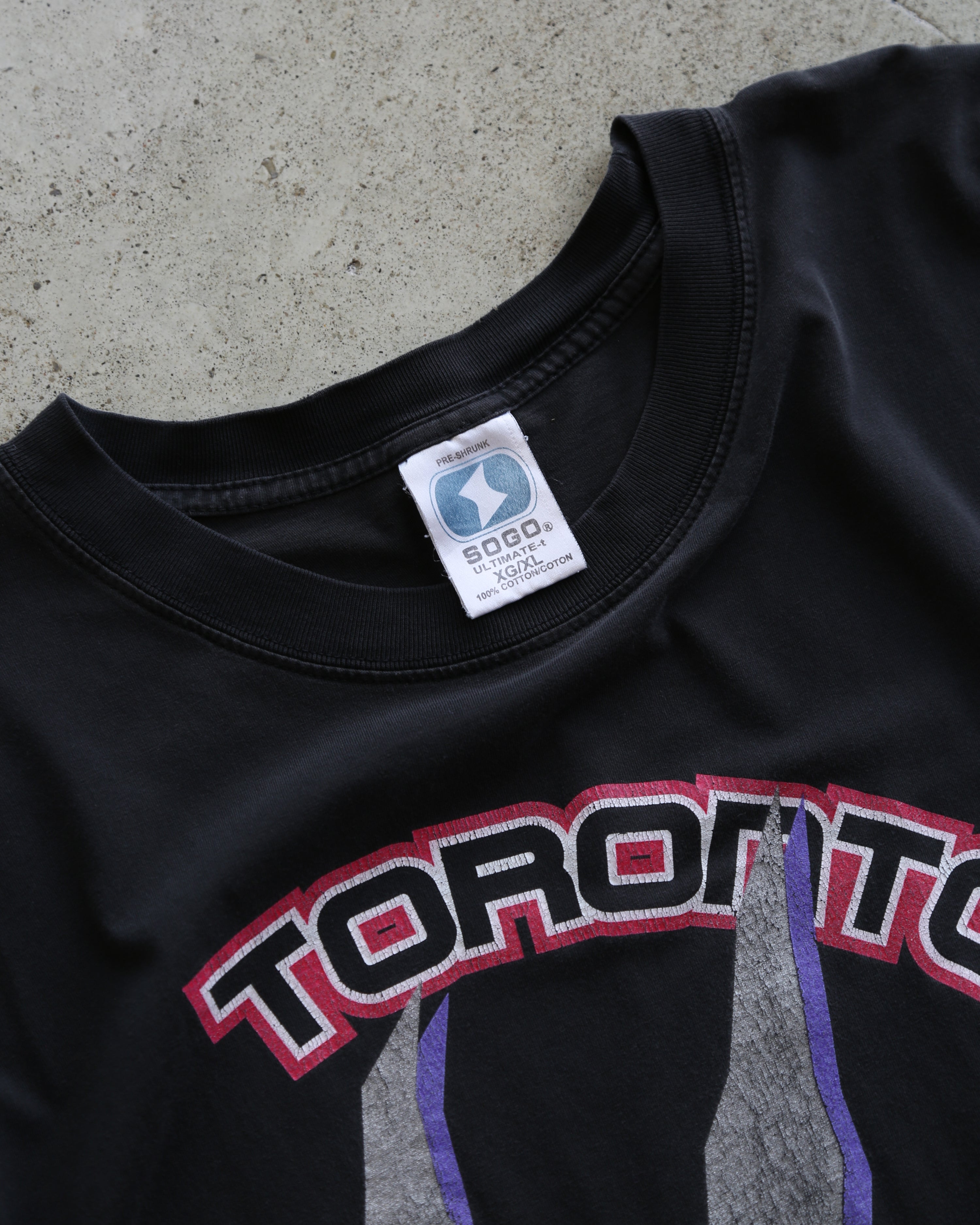 Toronto Raptors Vintage T-Shirt Black (XL)
