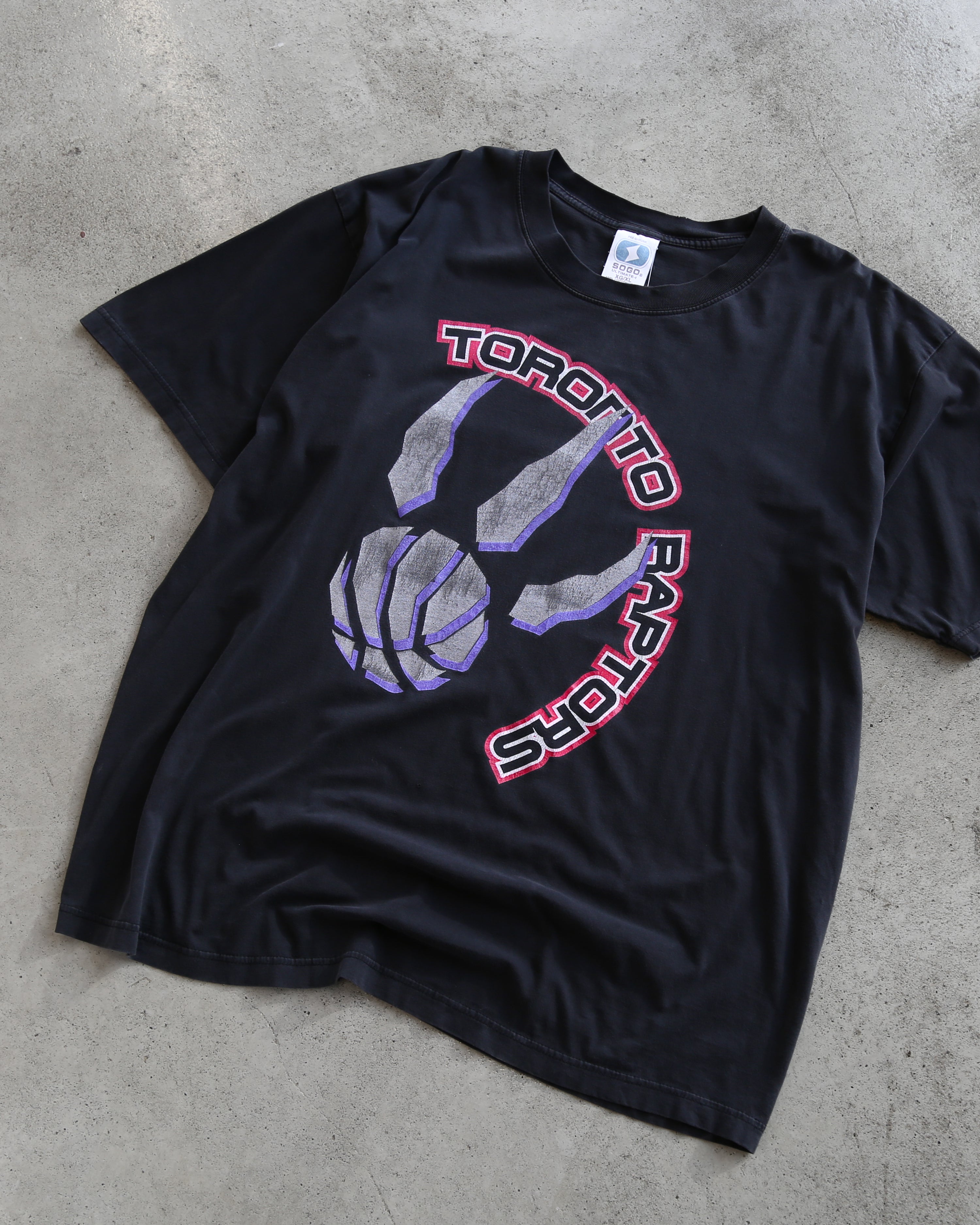 Toronto Raptors Vintage T-Shirt Black (XL)