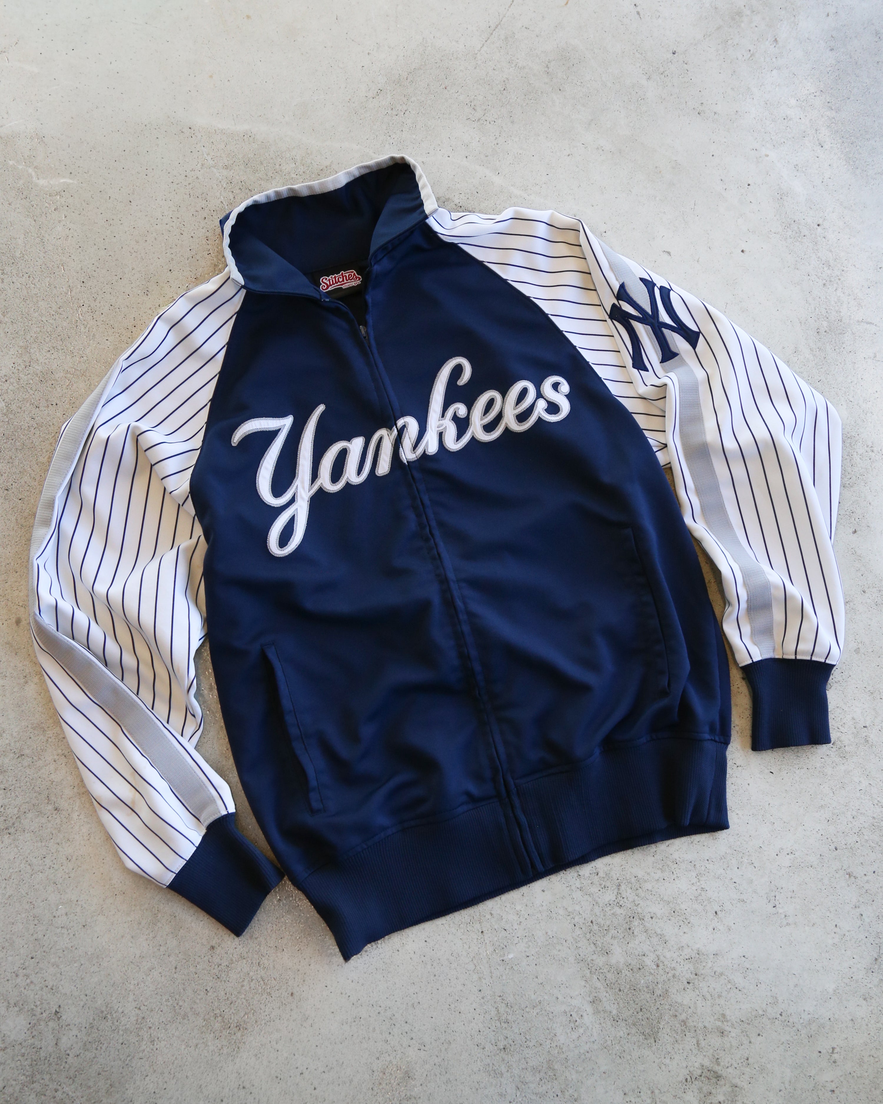 Vintage Yankees Stitches Warm Up Jacket (L)