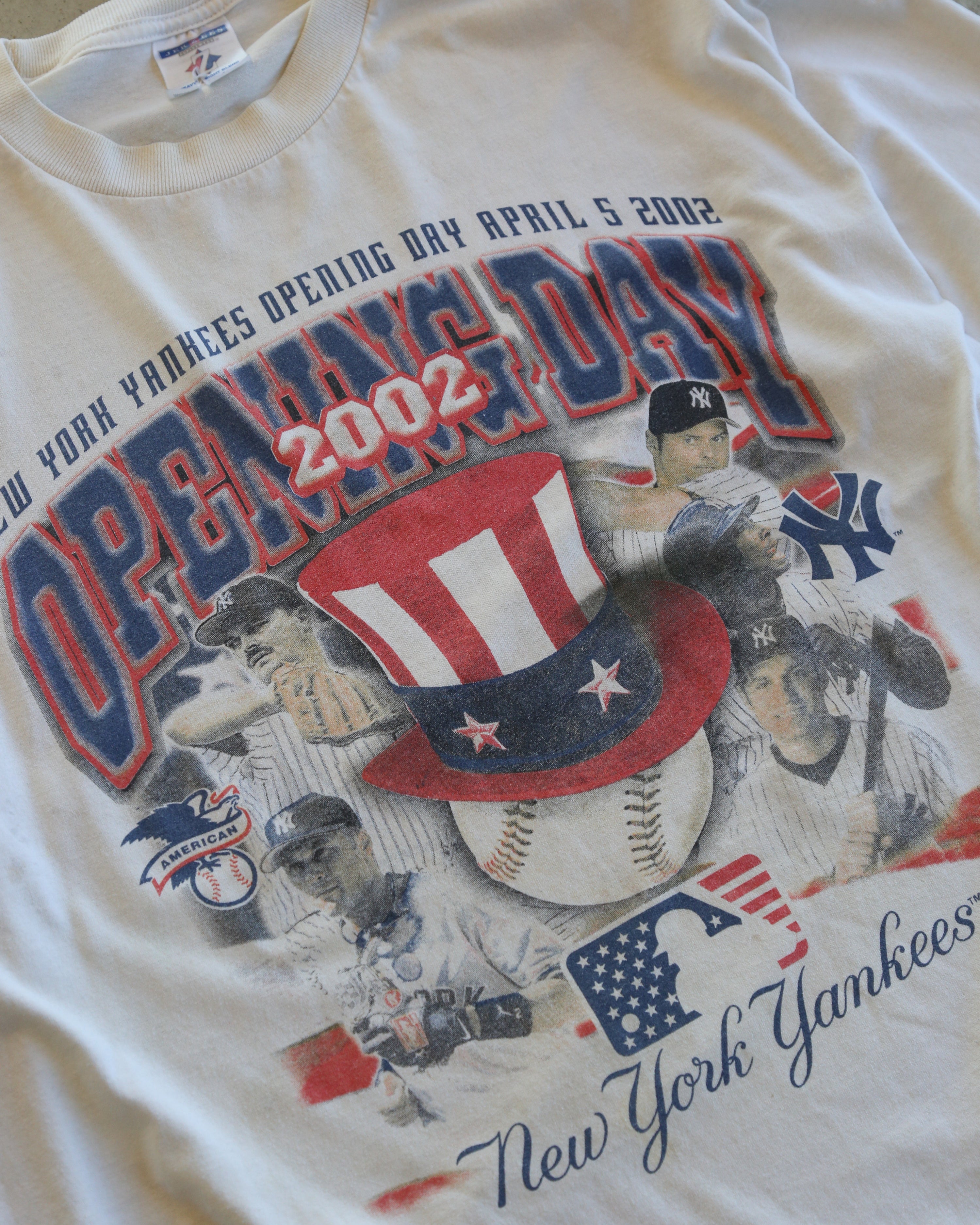 Vintage 2002 Yankees Opening Day T-Shirt (XL)