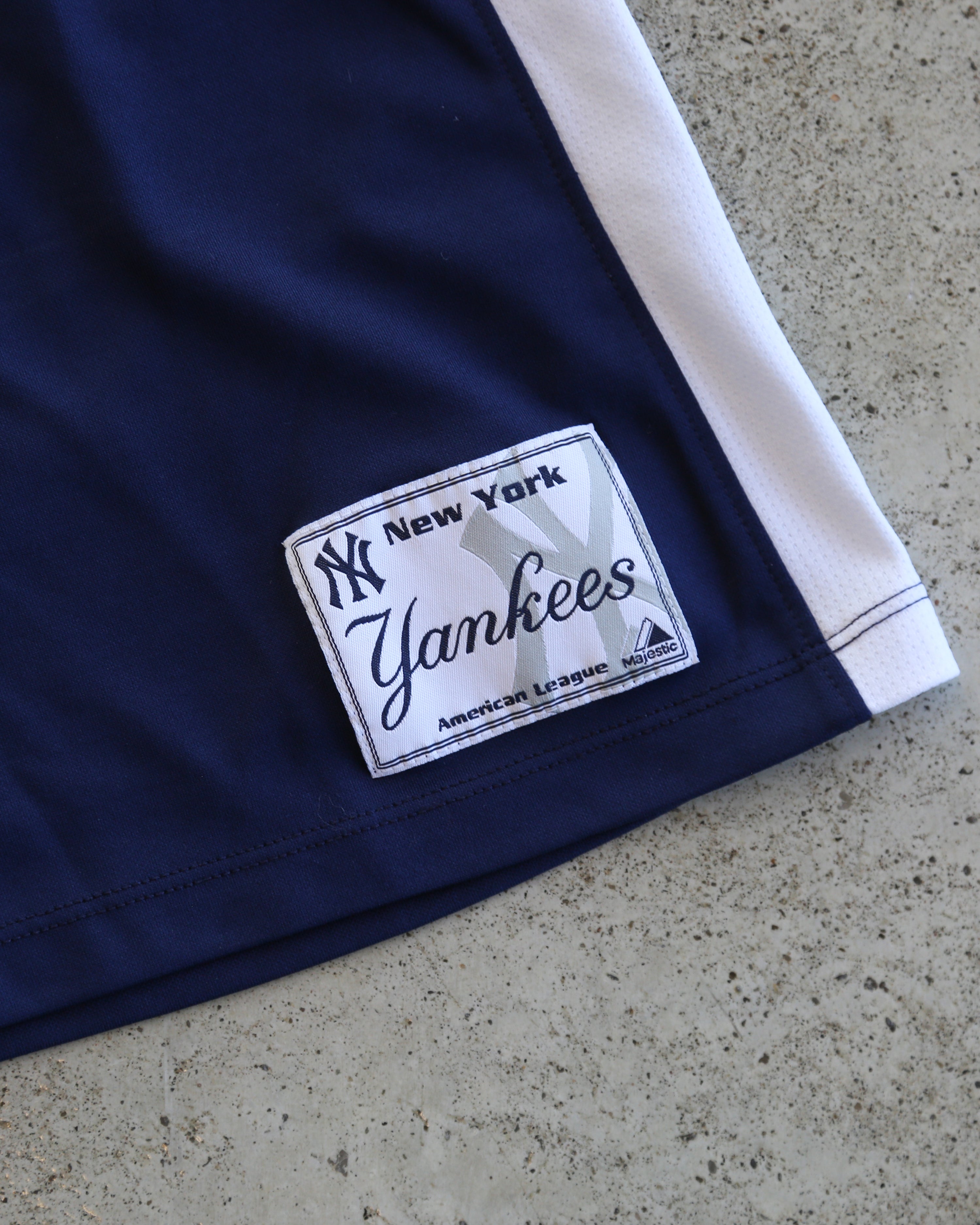 Vintage Yankees Athletic Women's V-Neck Jersey Shirt (M)