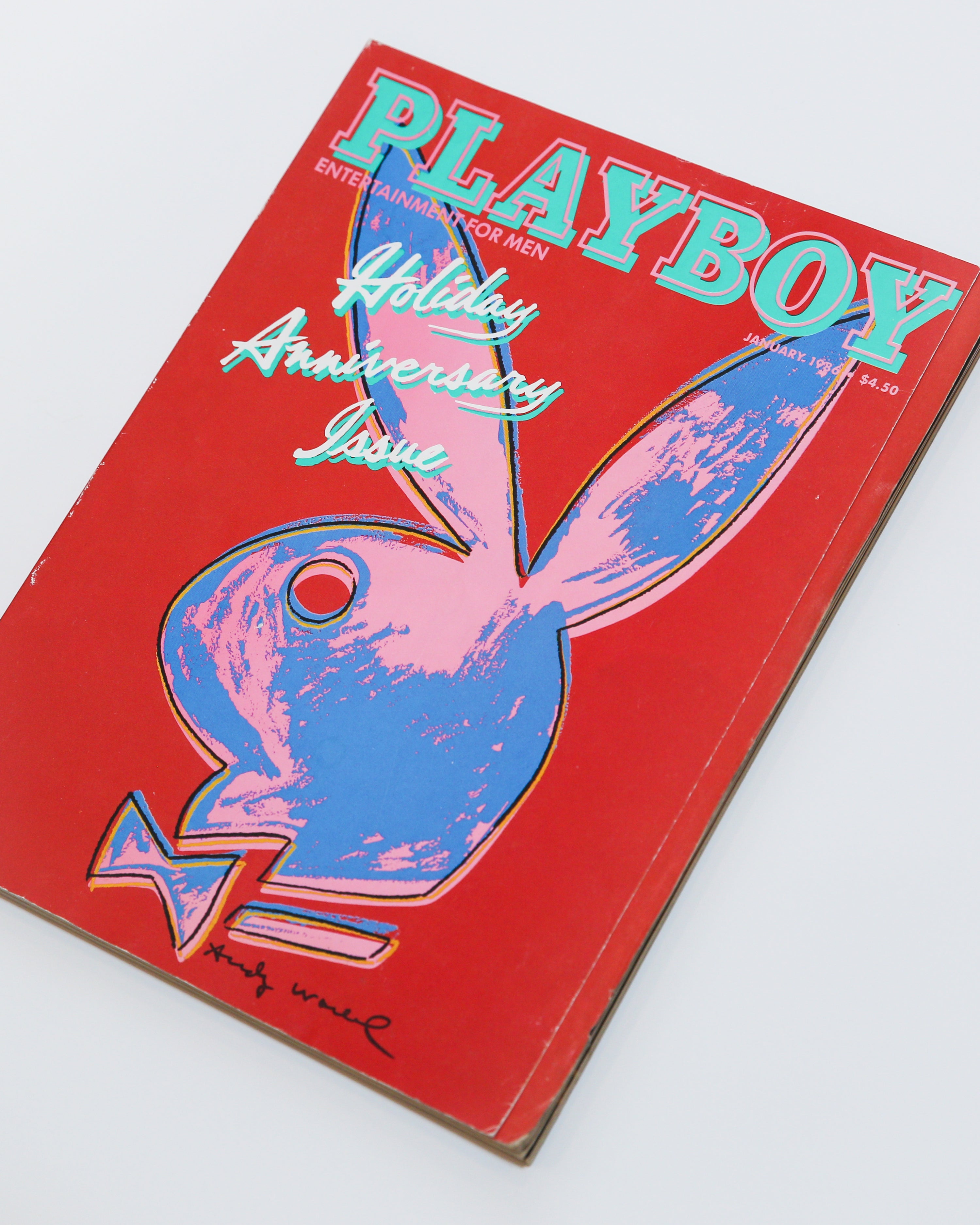 Vintage Playboy Magazine January 1986 Andy Warhol Issue