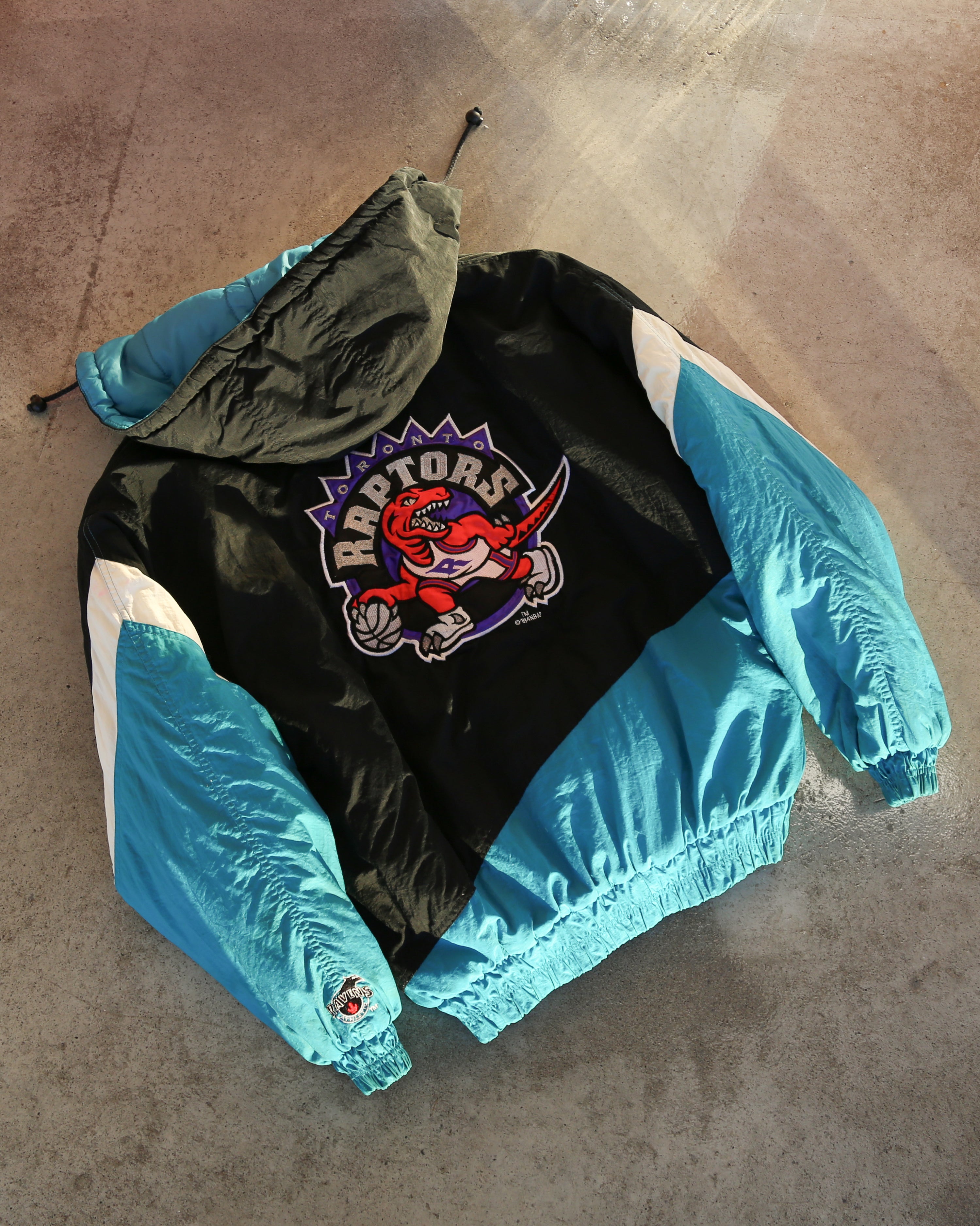 Vintage 90s Toronto Raptors Ravens Winter Jacket (XL)