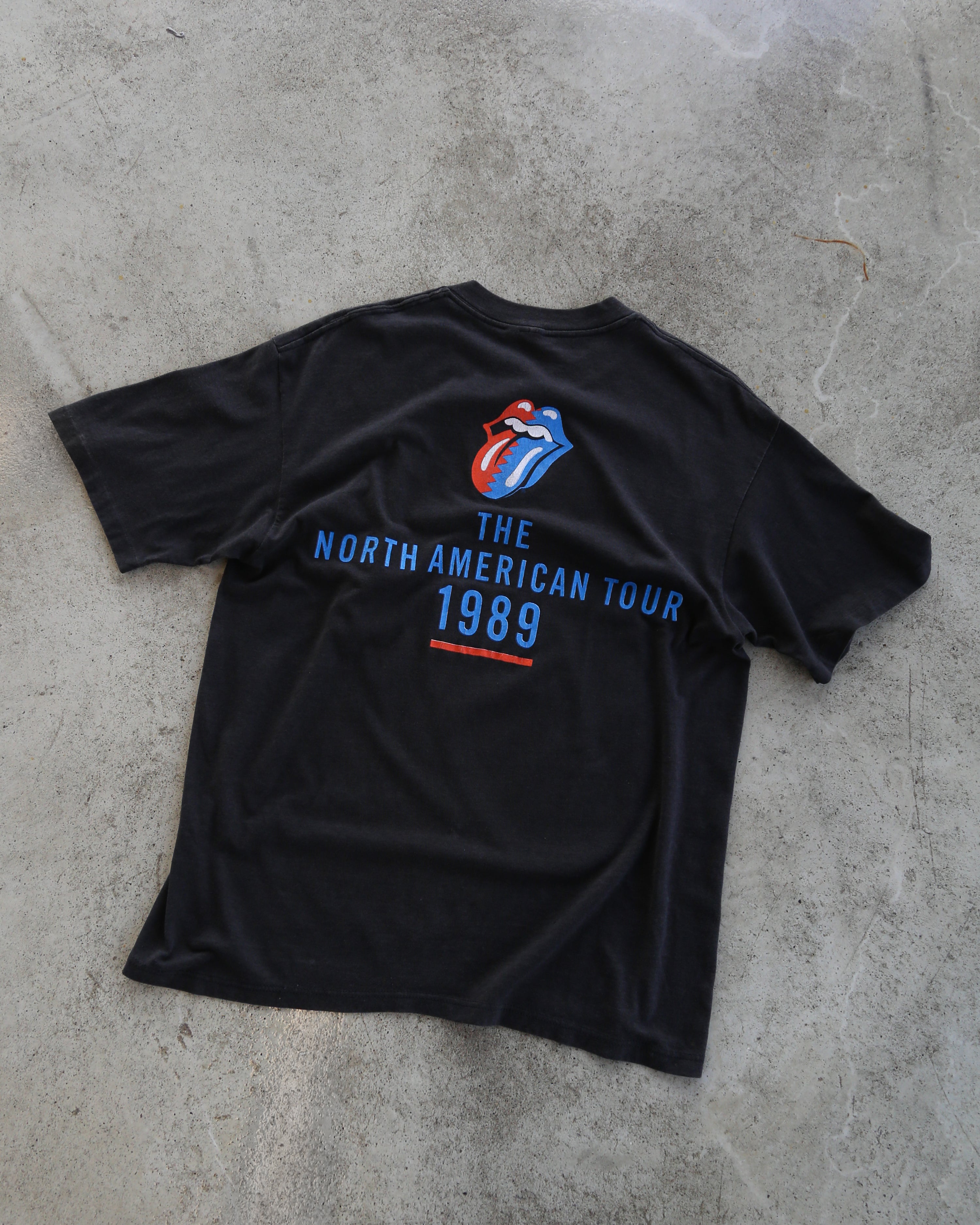 Rolling Stones 1989 North American Tour T-Shirt (L)