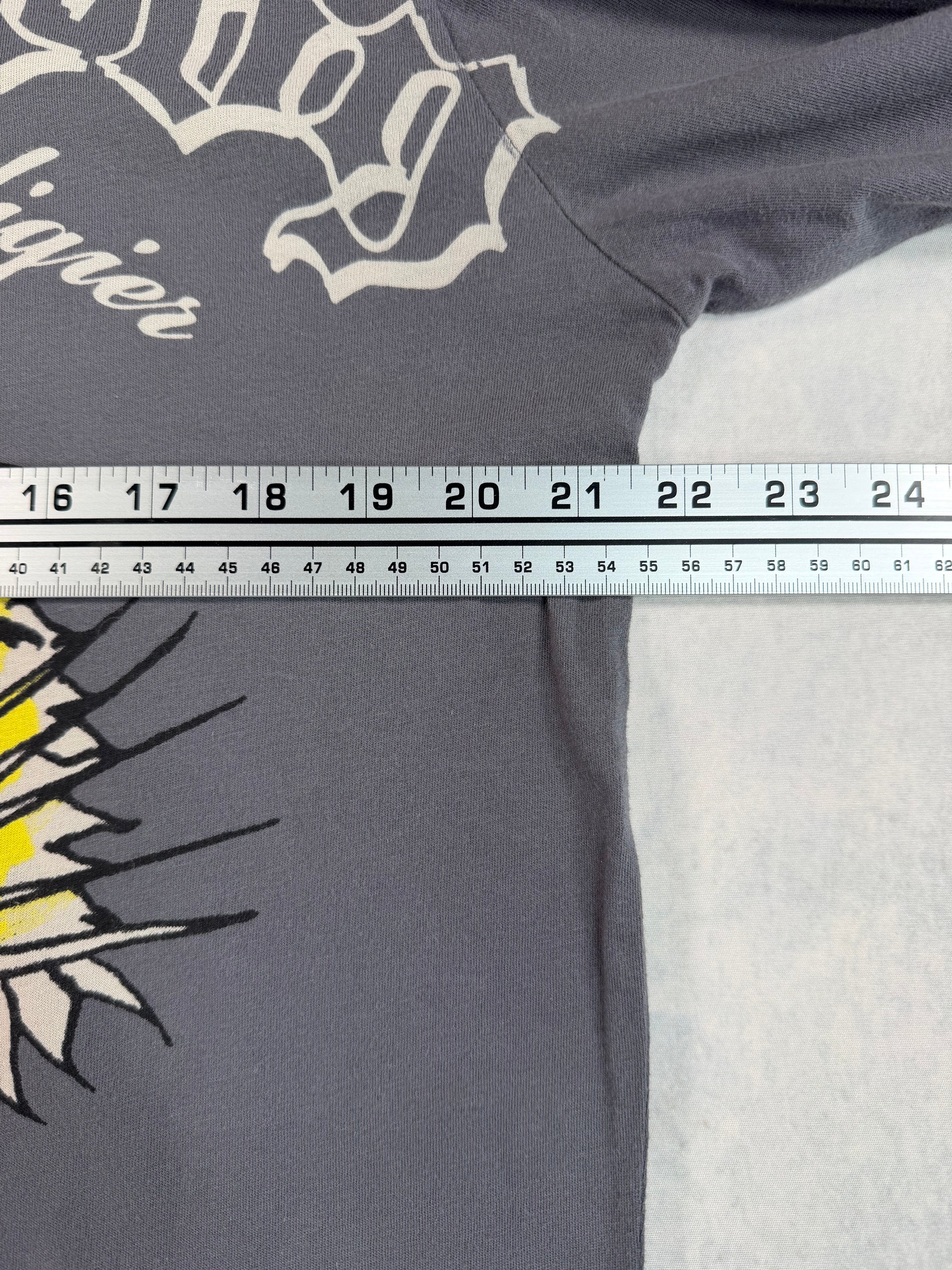 Vintage 2000’s Ed Hardy by Christian Audigier Tiger Longsleeve Shirt Grey (L)