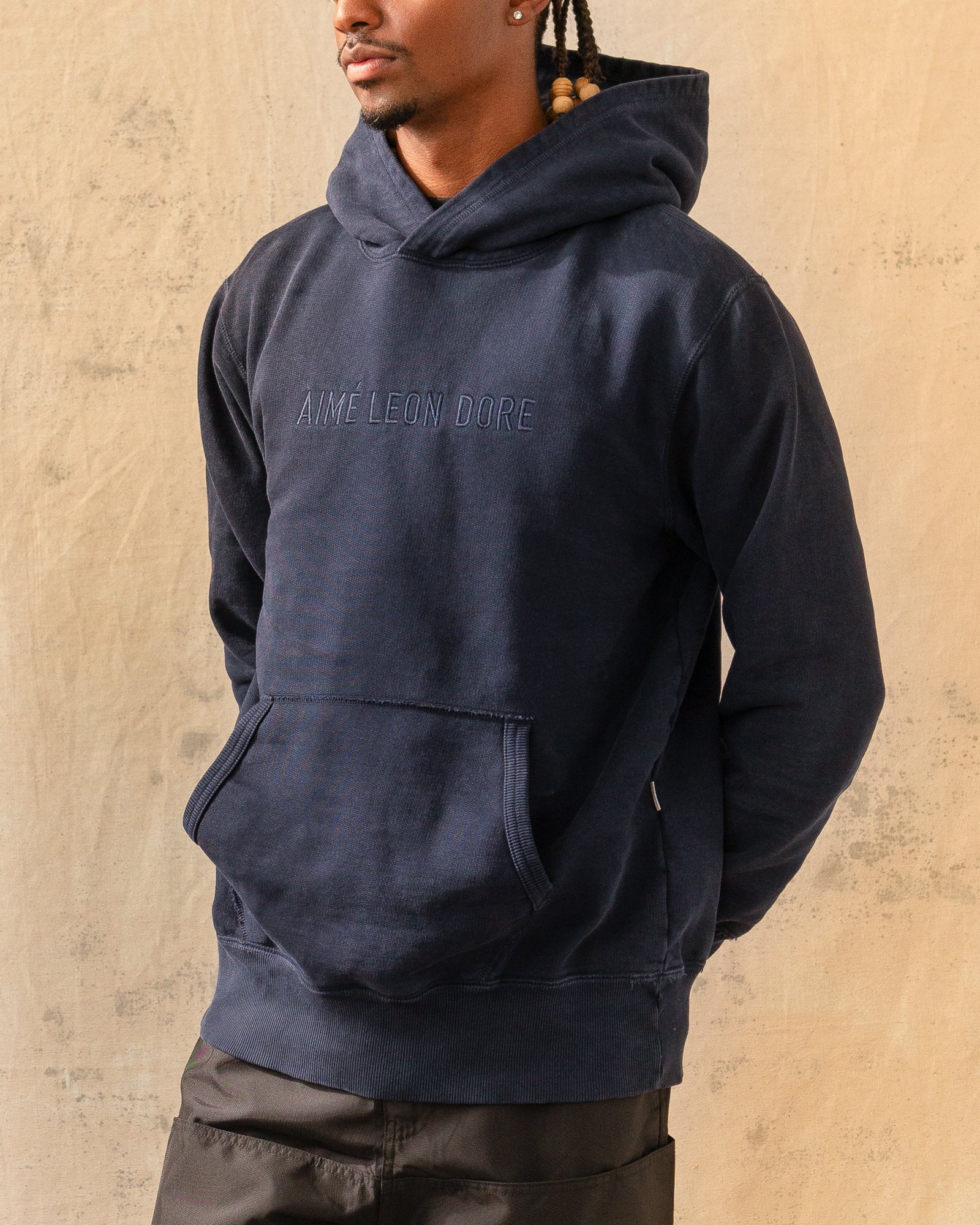 Aime Leon Dore NY Hoodie Navy (L)