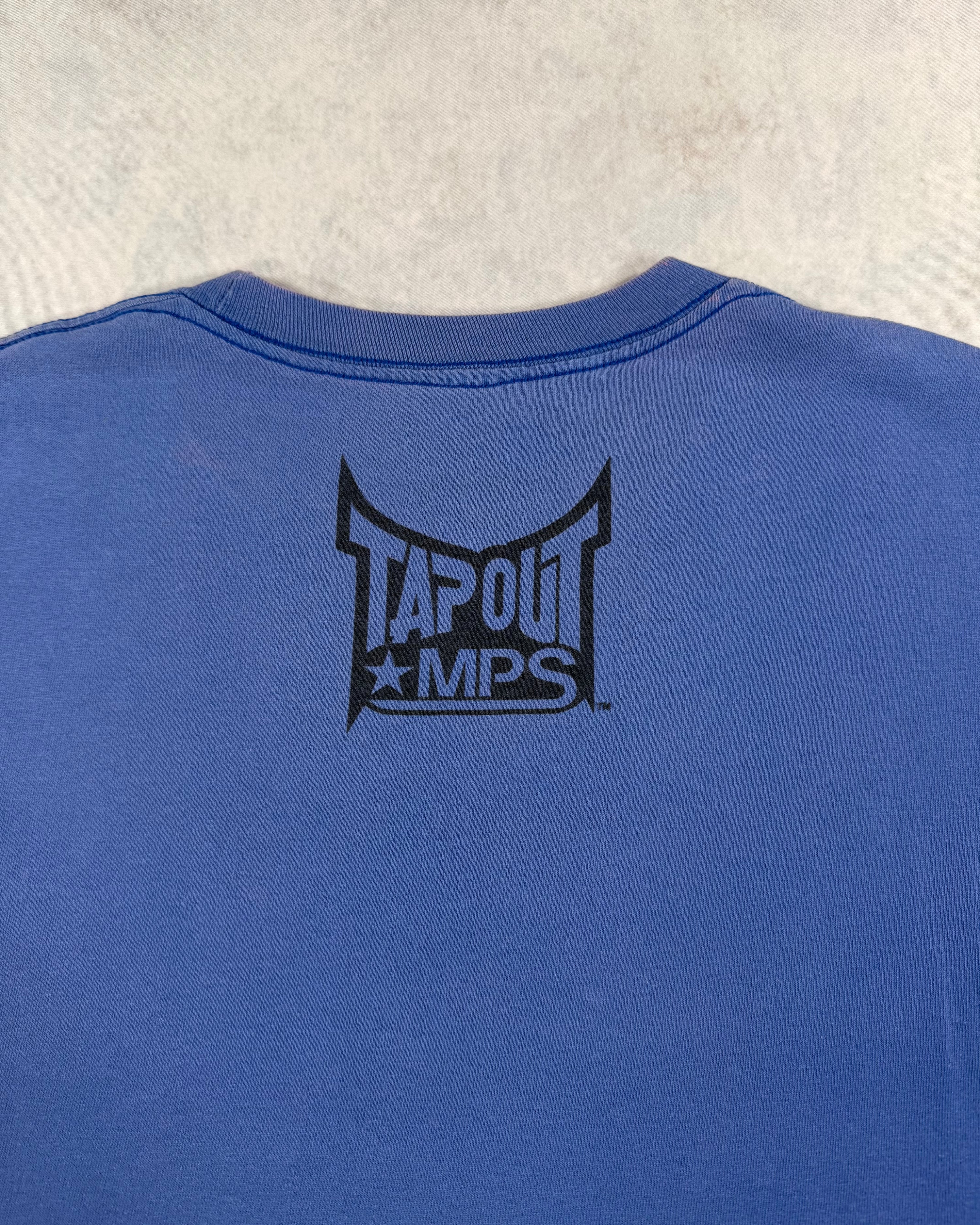 Vintage Y2K TapOut MPS T-Shirt Blue (L)