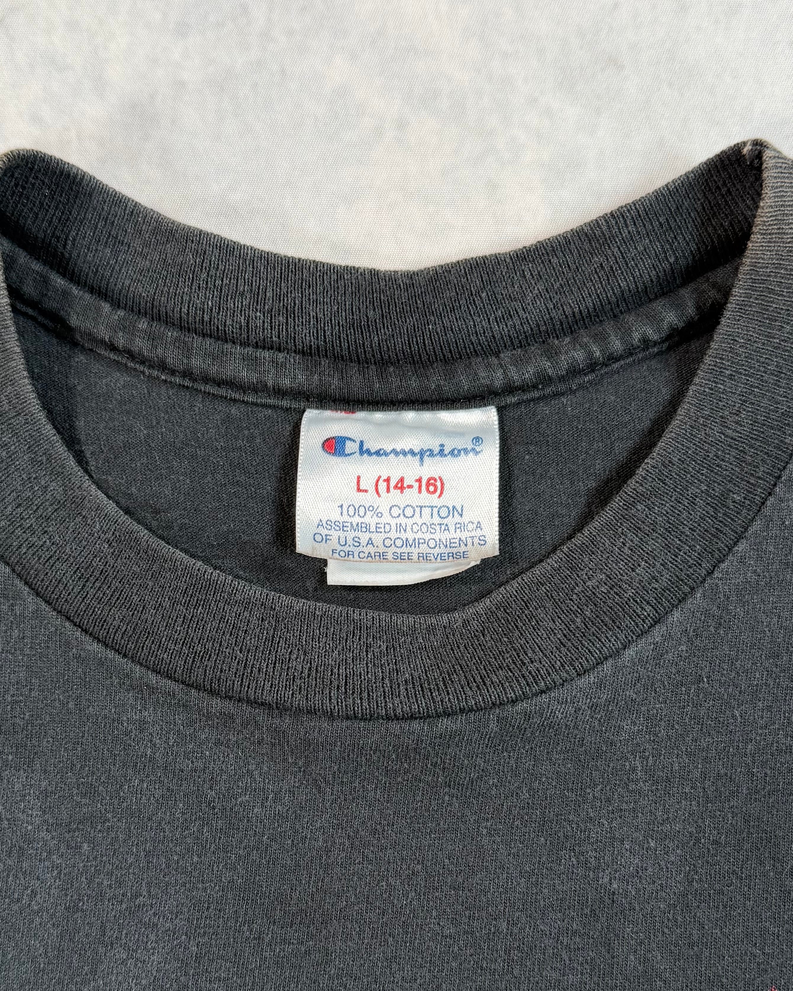 Vintage Chicago Bulls Michael Jordan Jersey T-Shirt Black (Youth Large)