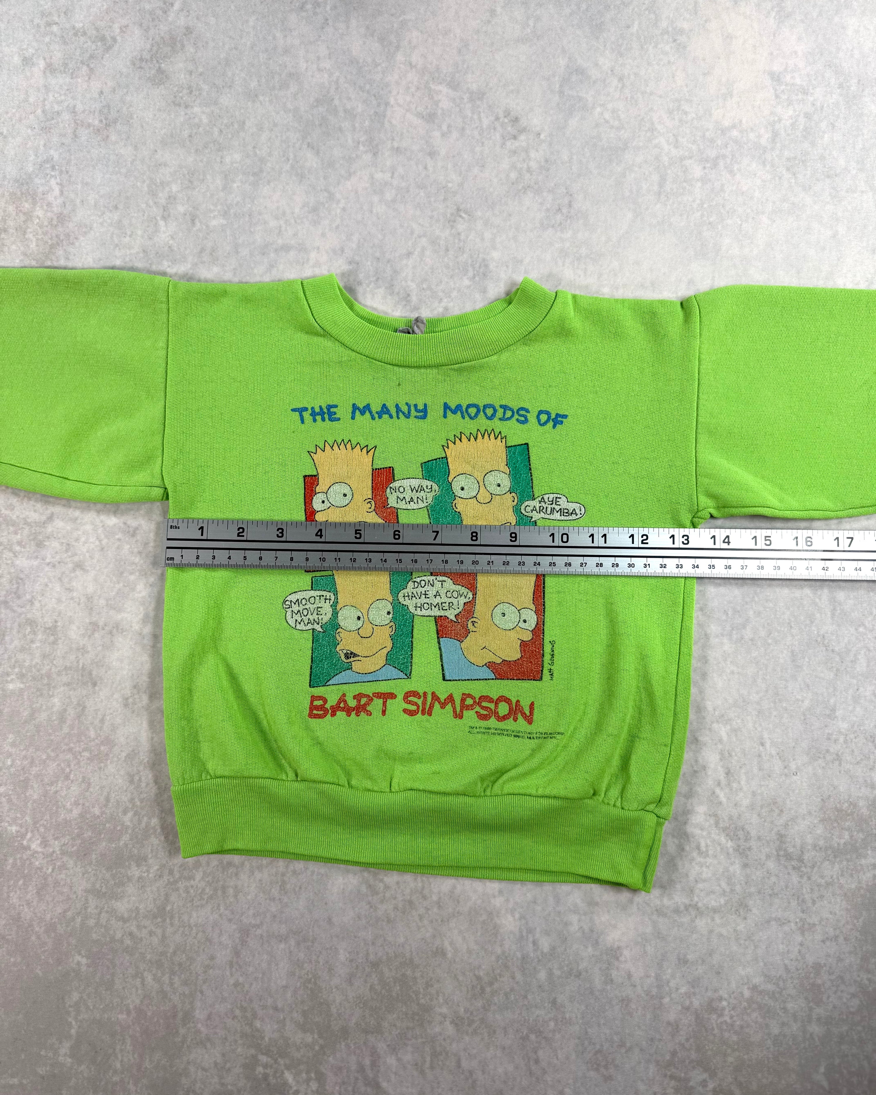 Vintage 1990 Bart Simpson Crewneck (Toddler 4)