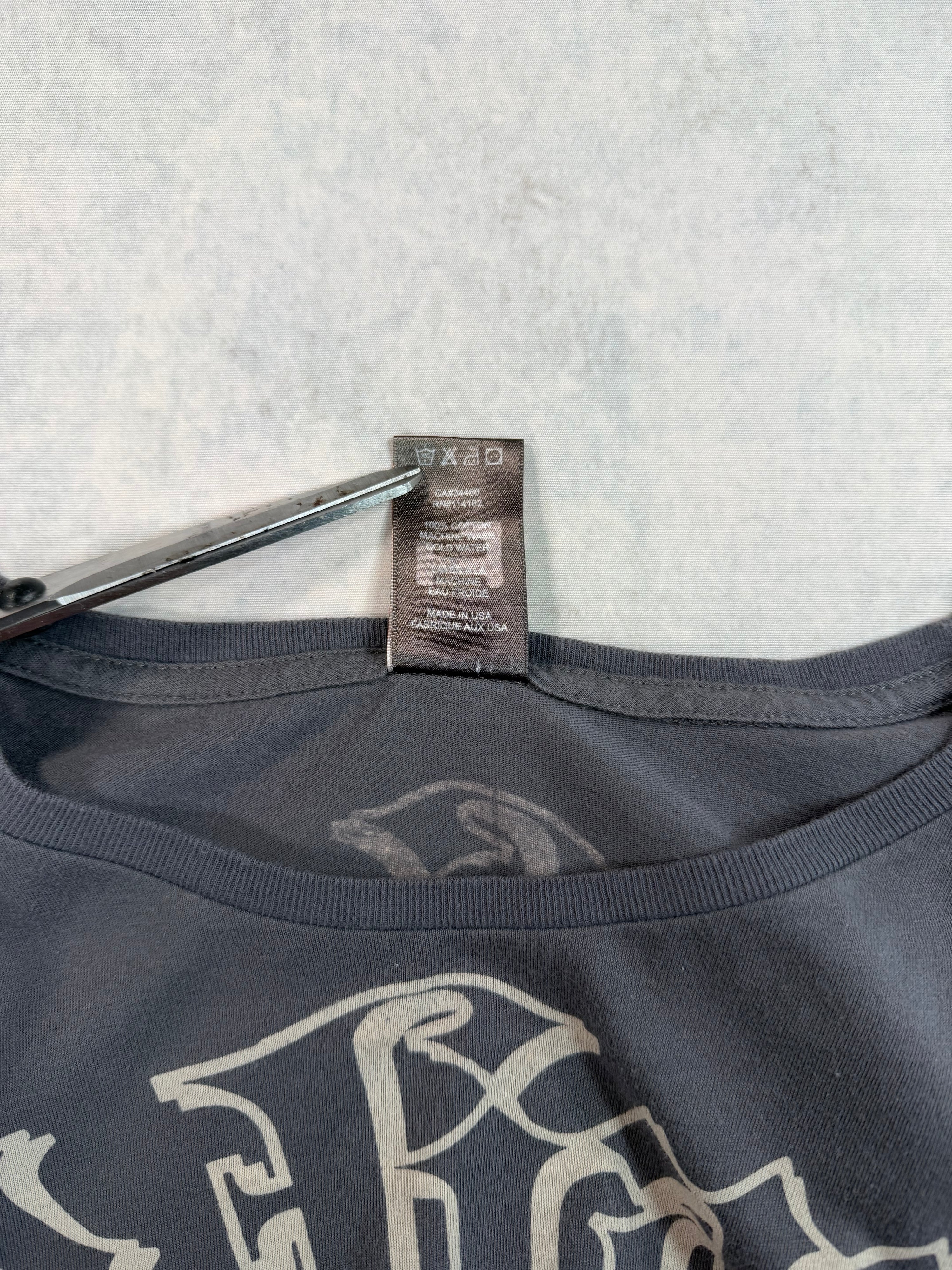 Vintage 2000’s Ed Hardy by Christian Audigier Tiger Longsleeve Shirt Grey (L)