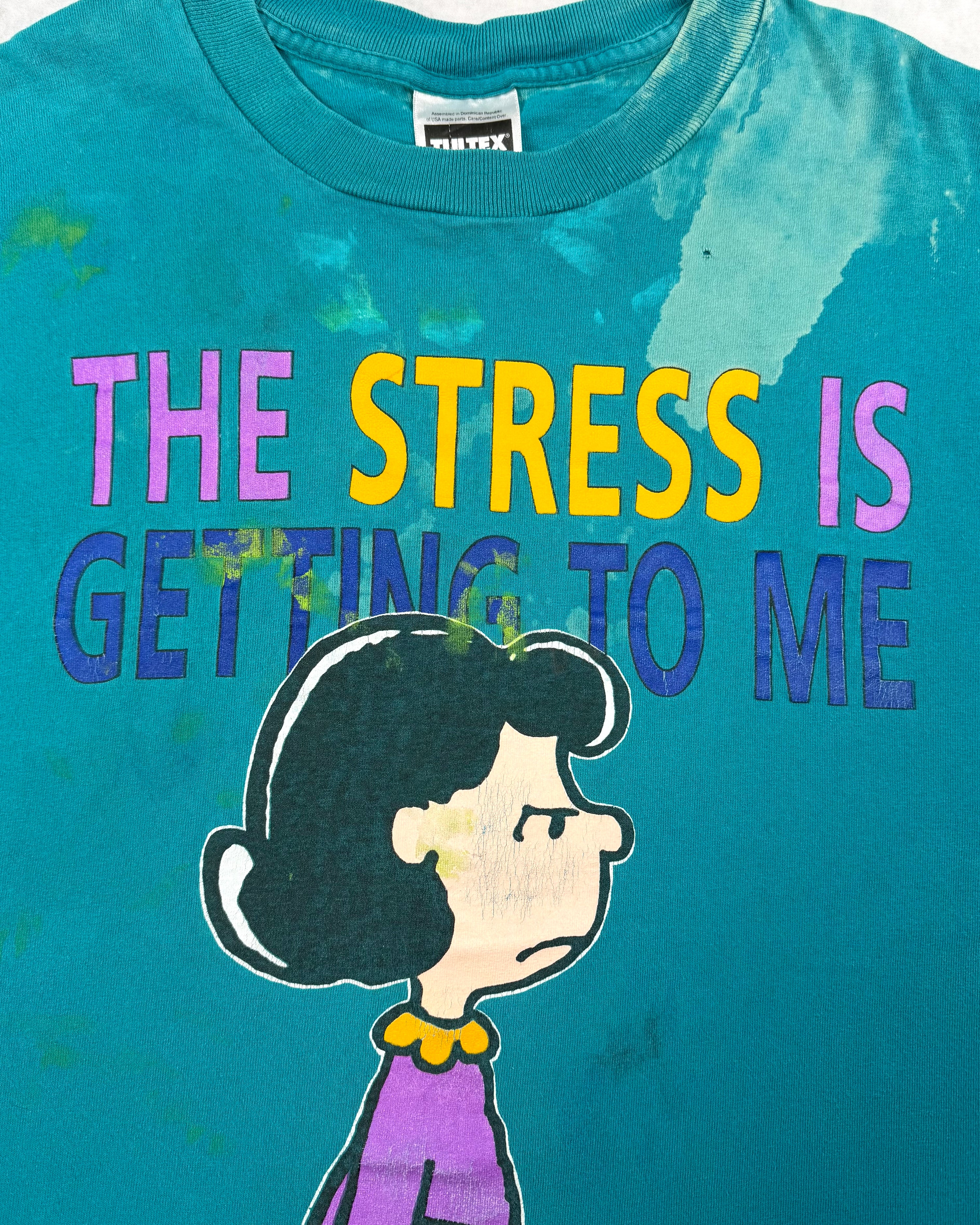 Vintage 90’s Peanuts Lucy T-Shirt Teal (L)