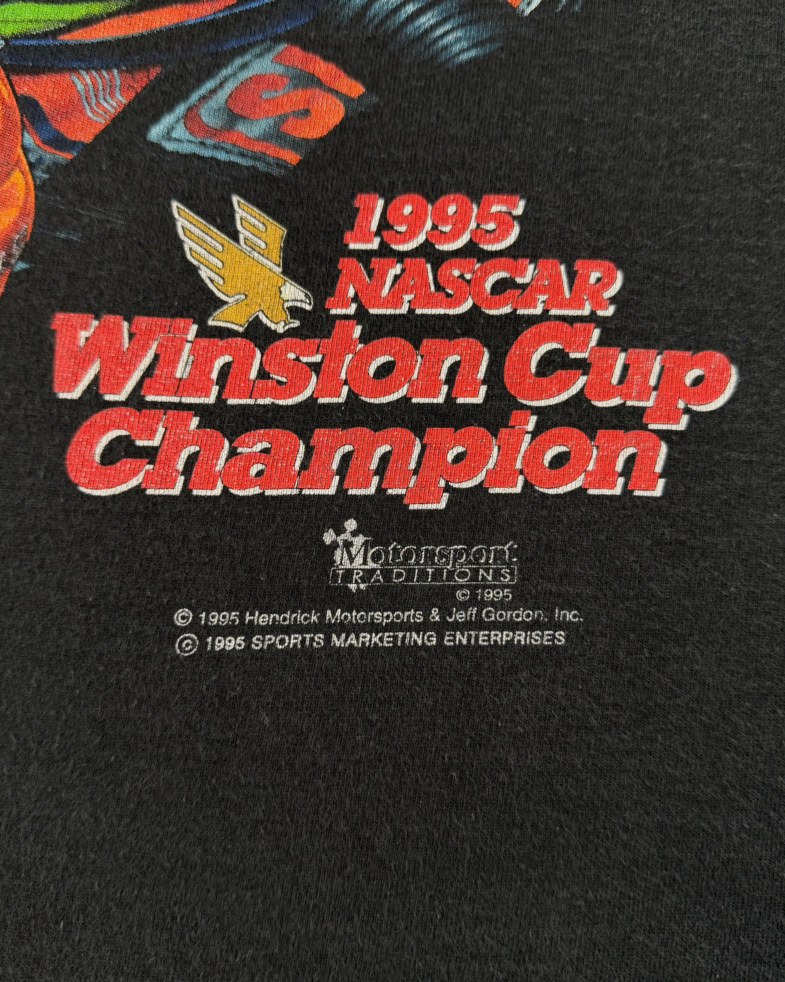 Vintage 1995 Jeff Gordon Nascar Champion T-Shirt (M)