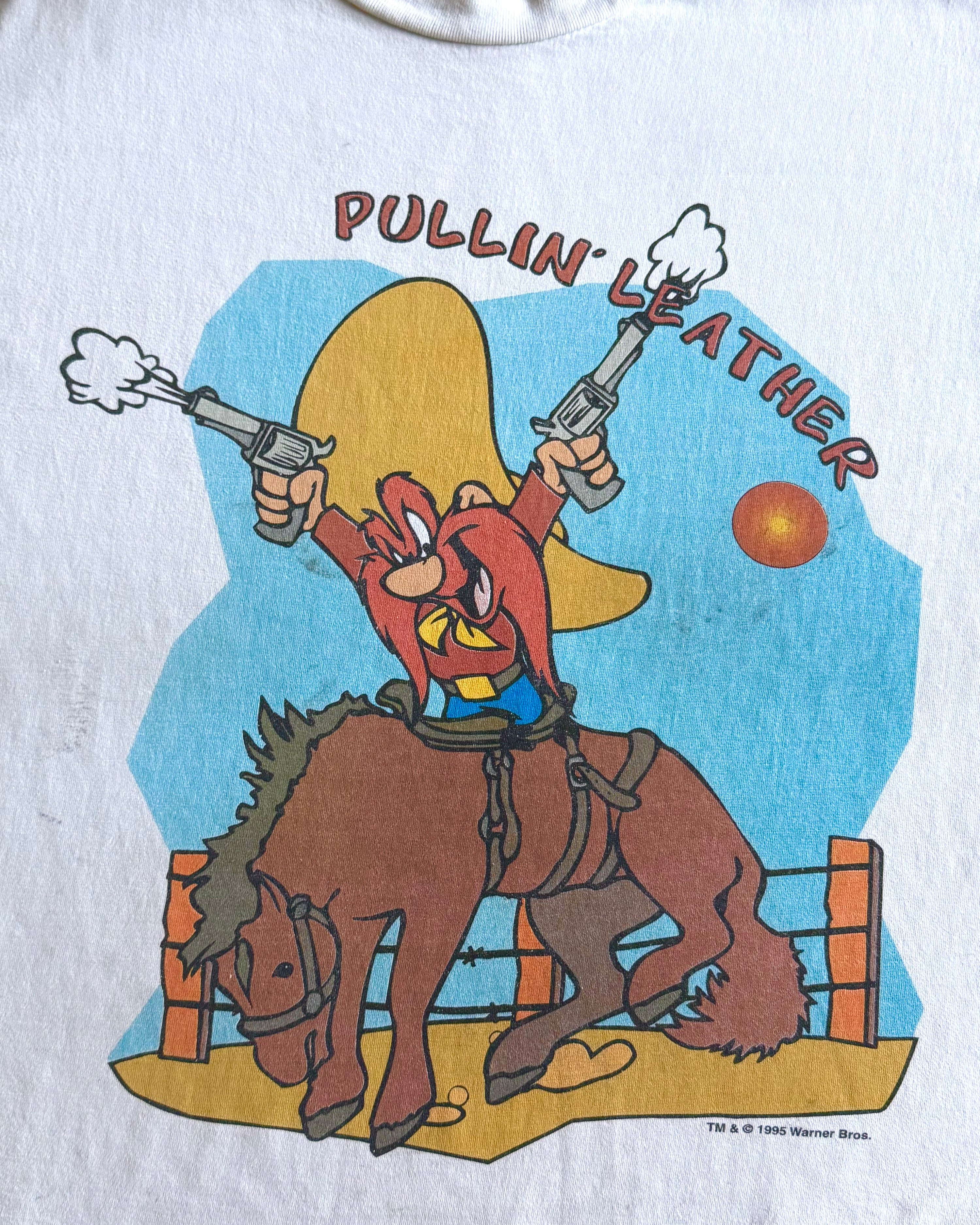 Vintage 1995 Yosemite Sam “Pullin’ Leather” T-Shirt White (XL)