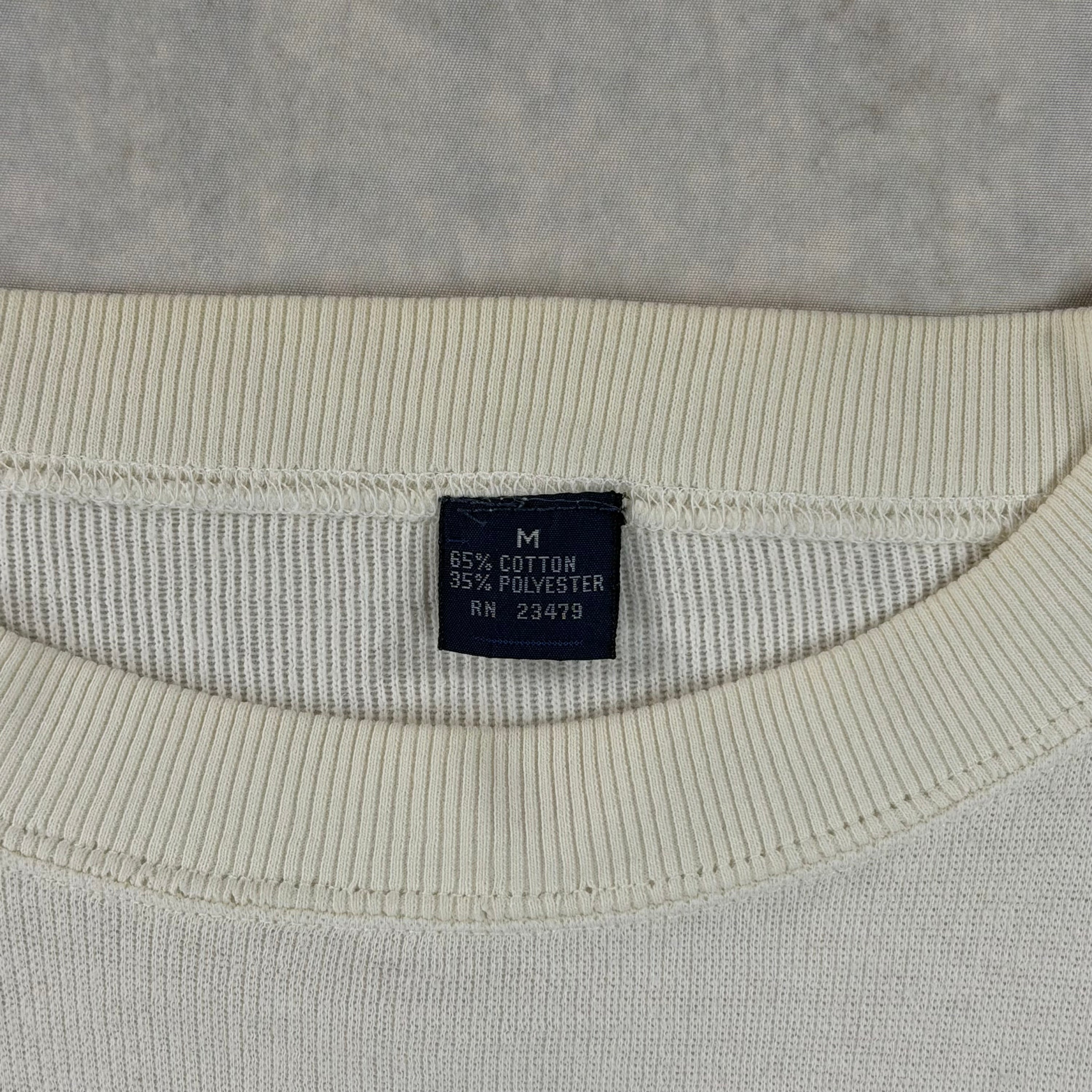 Vintage 1988 Korea Seoul Olympics Crewneck Sweatshirt White (M)