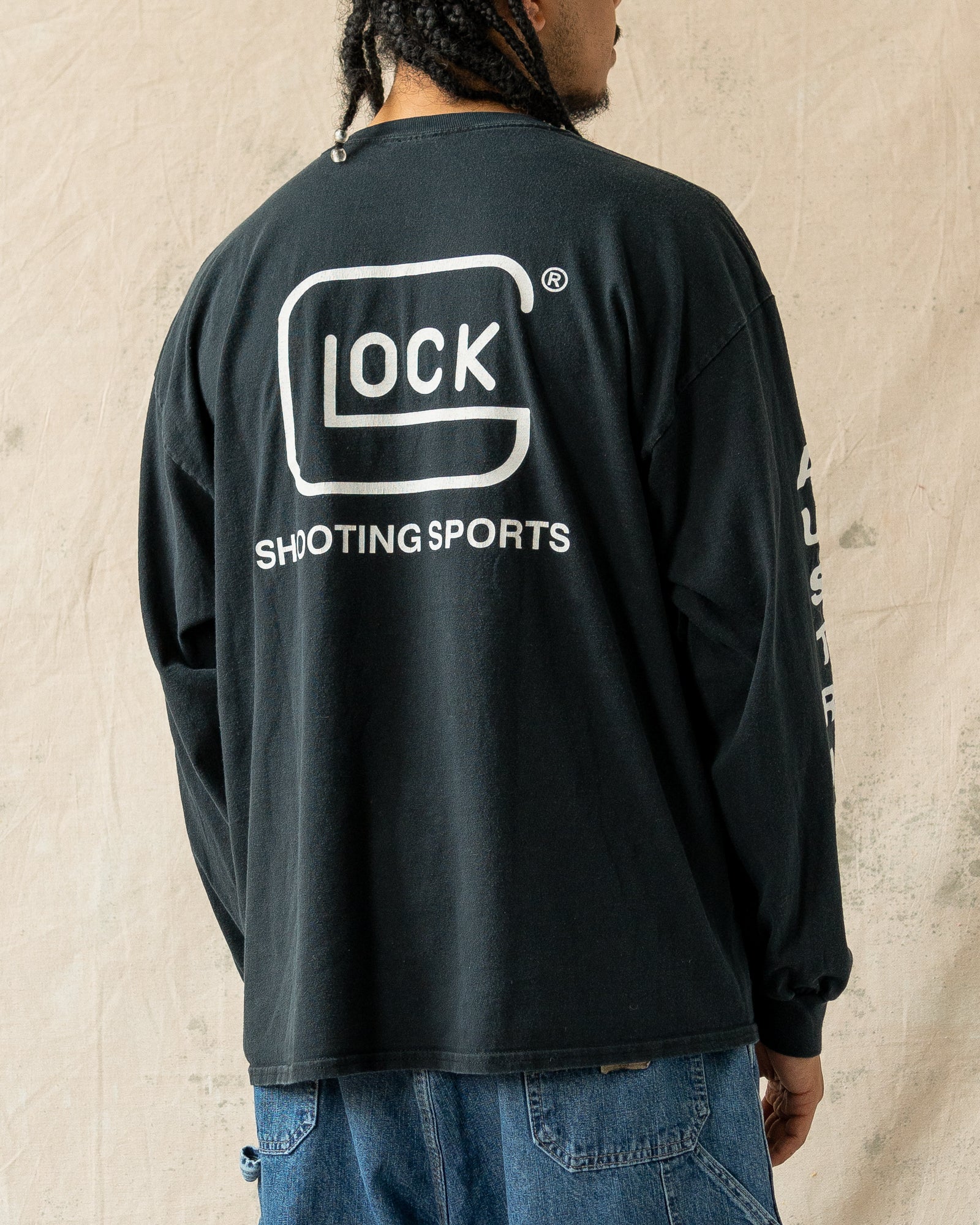 Vintage 90s Glock Shooting Sports Longsleeve Black (XL)