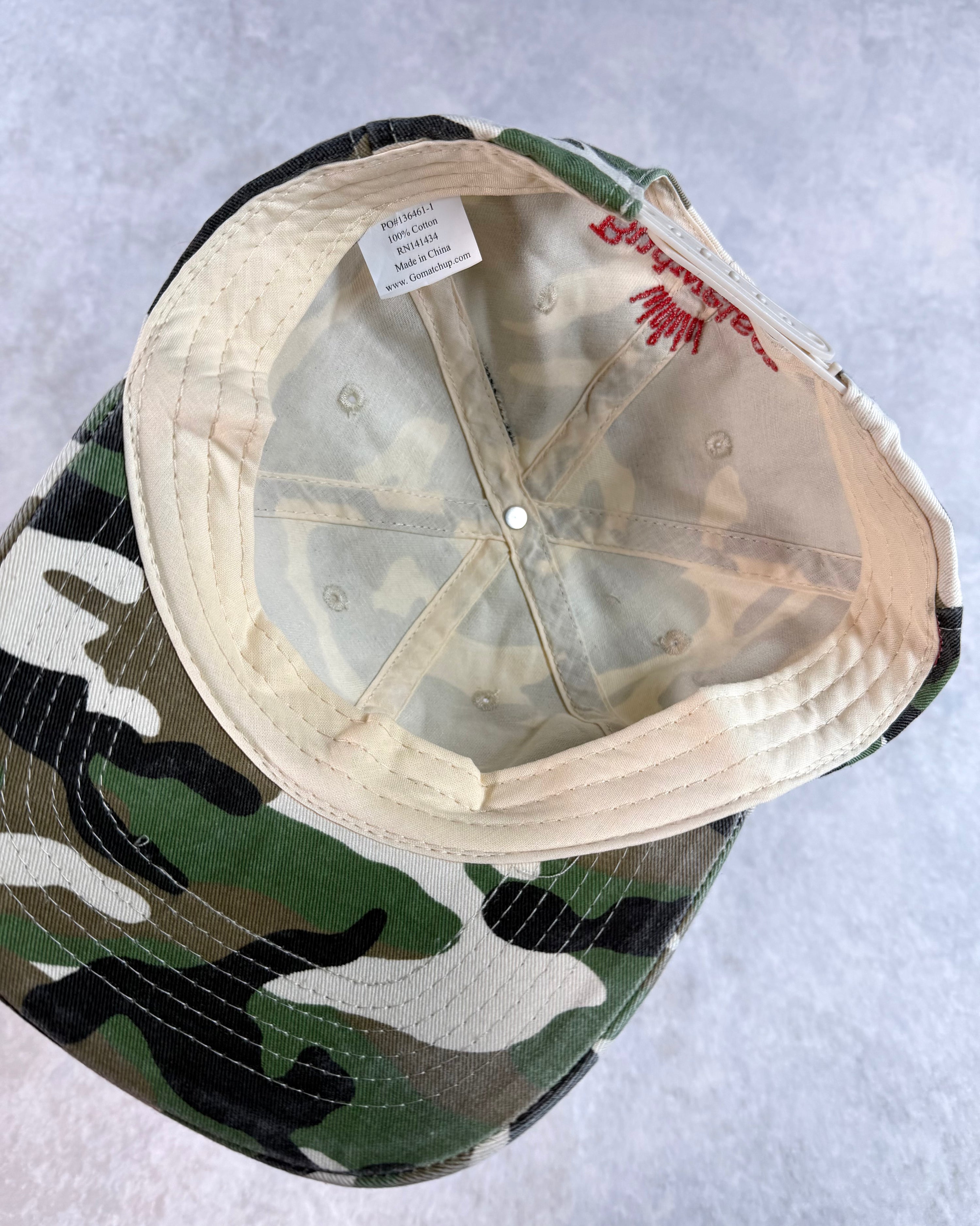 Vintage Yankees Budweiser Camouflage Snapback Hat (OS)