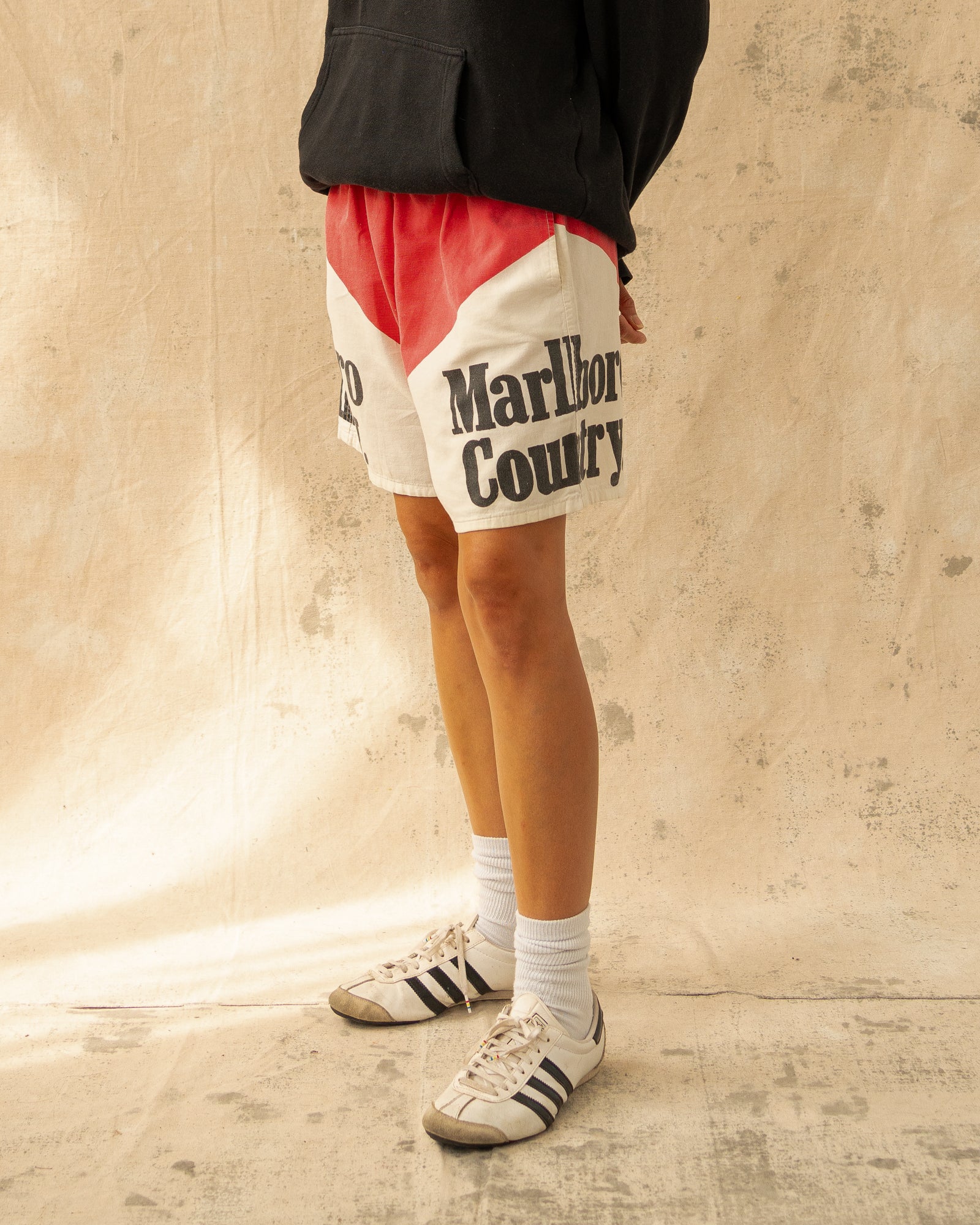 Vintage 80s Marlboro Country Shorts White (M)