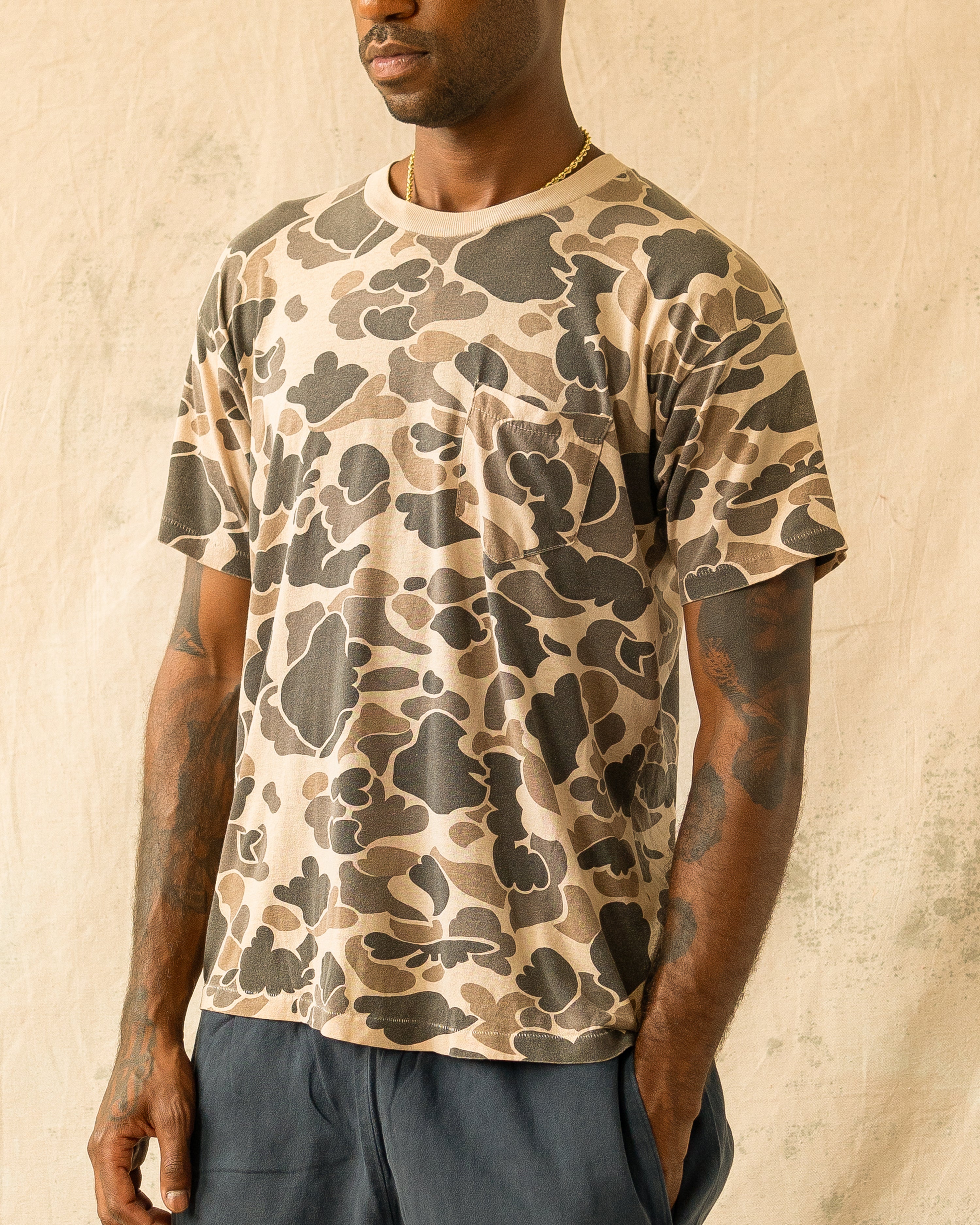 Vintage 90s Duck Camo T-Shirt (L)