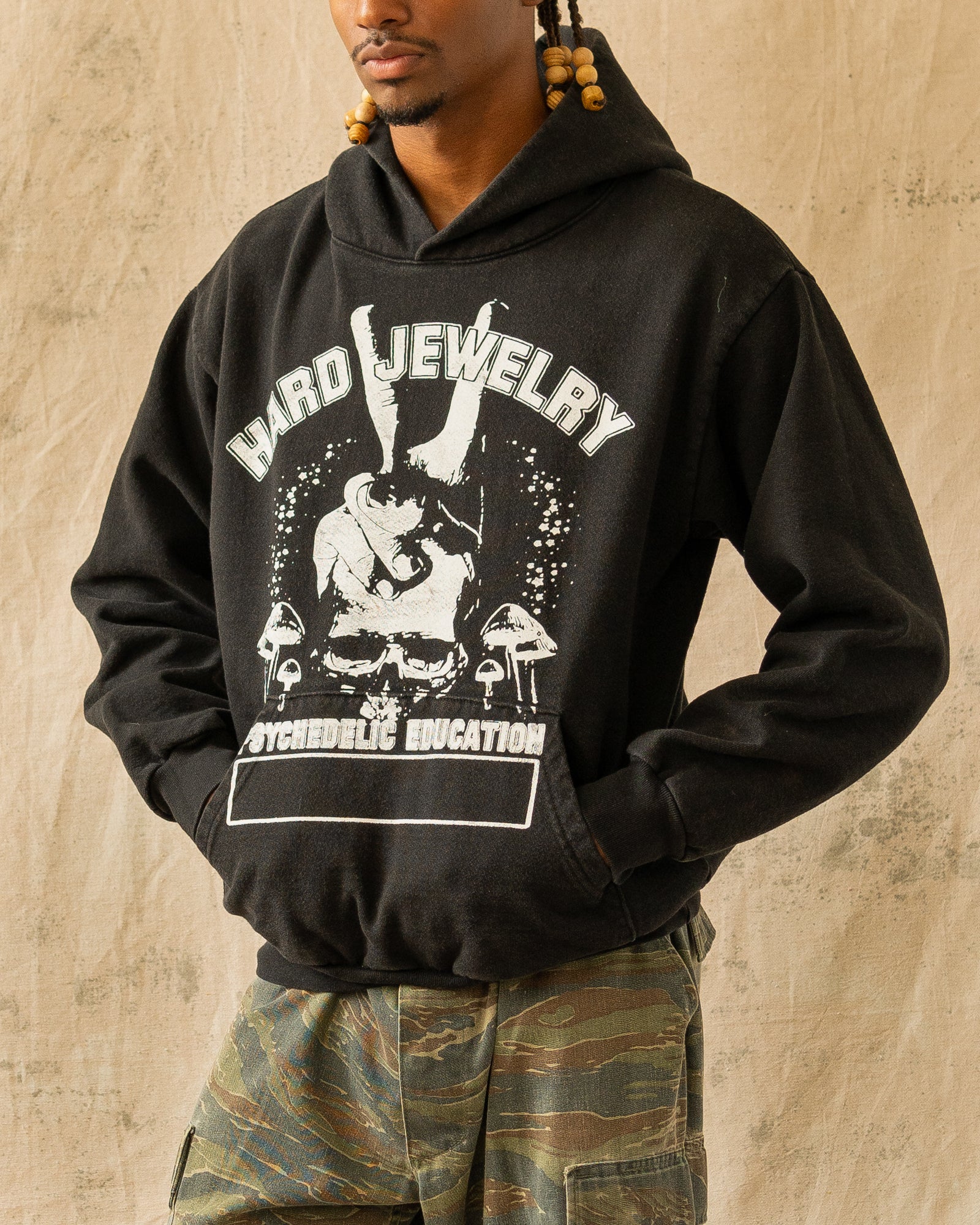 Hard Jewelry "Psychedelic Education" Hoodie Black (M)