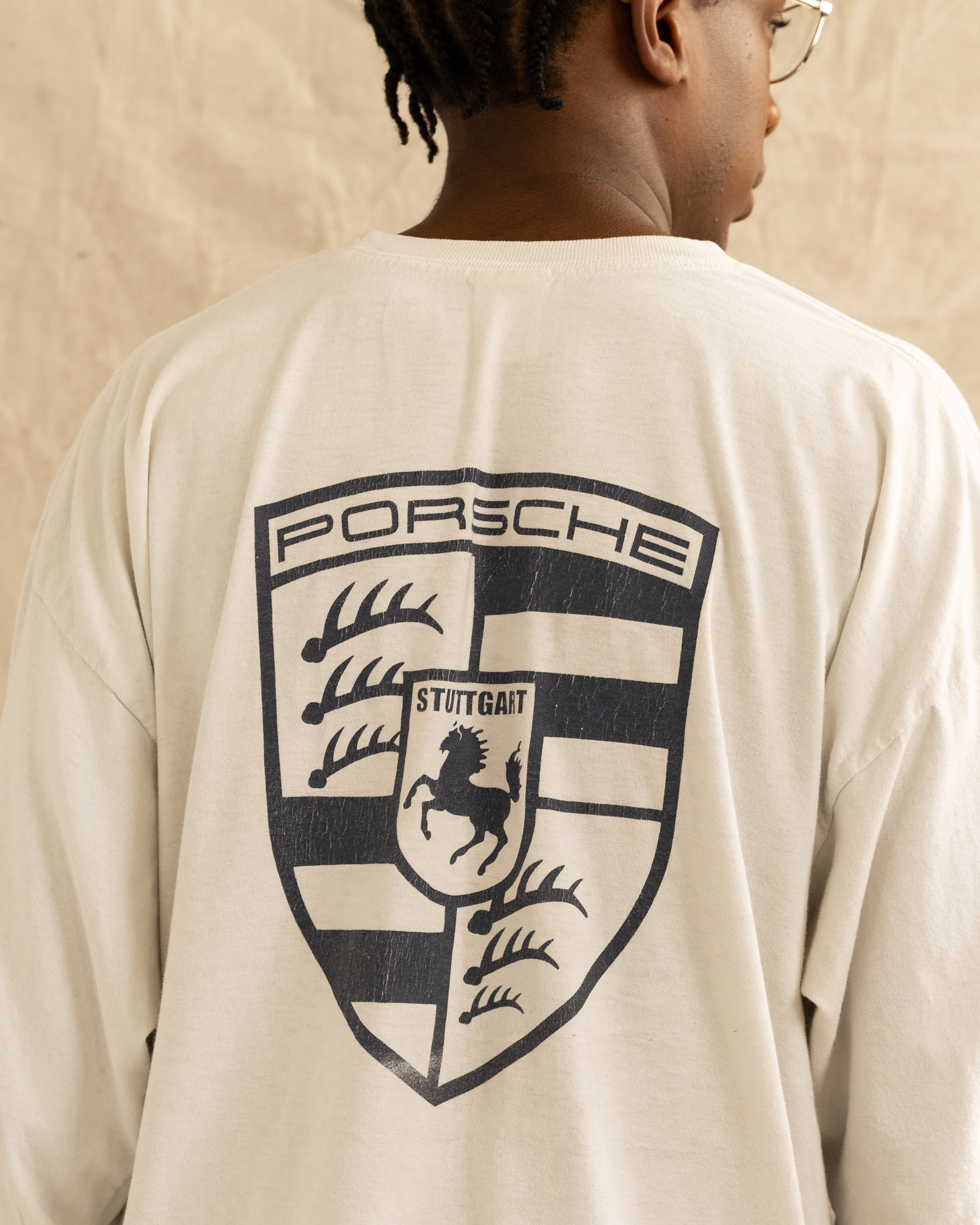 Vintage 90s Porsche Long Sleeve Shirt (XXL)