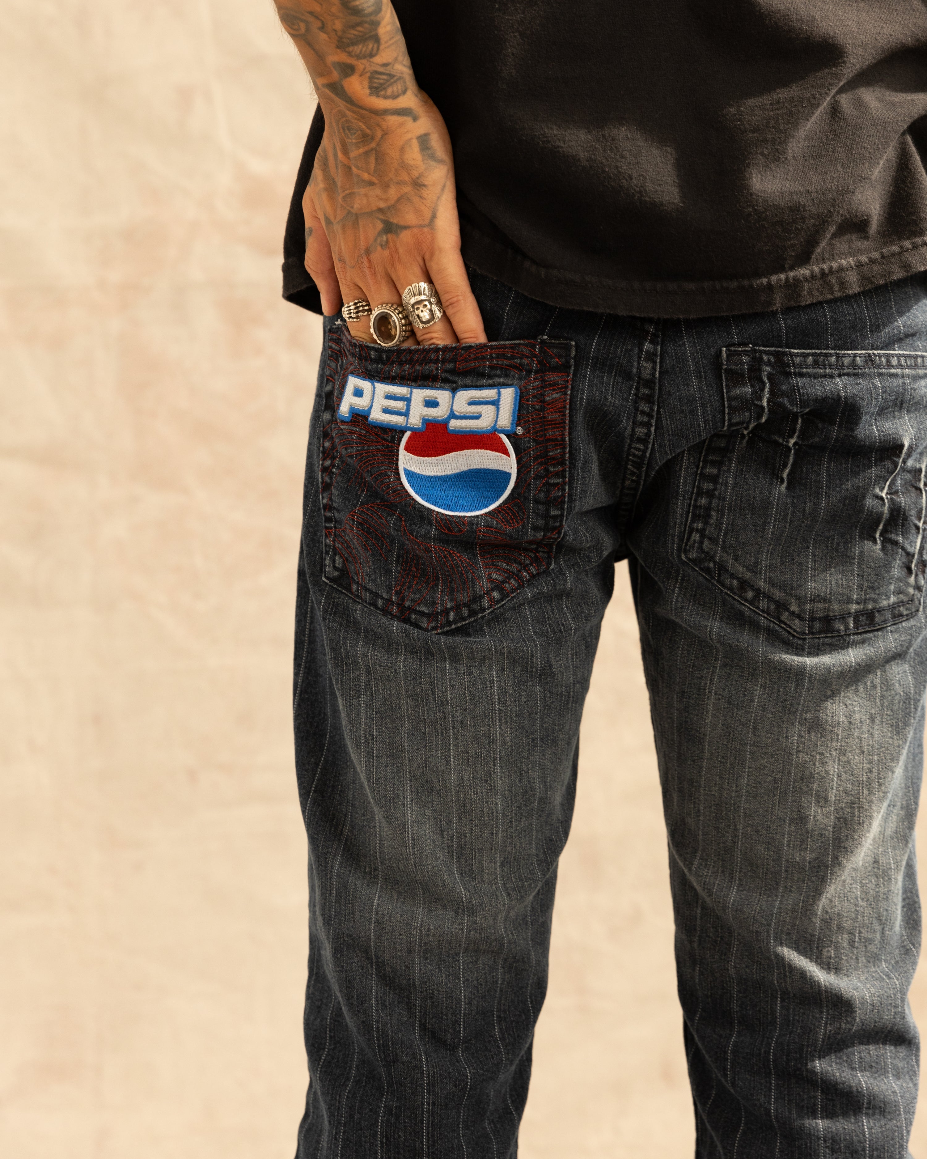 Vintage 90s Pepsi Denim Jeans (M)