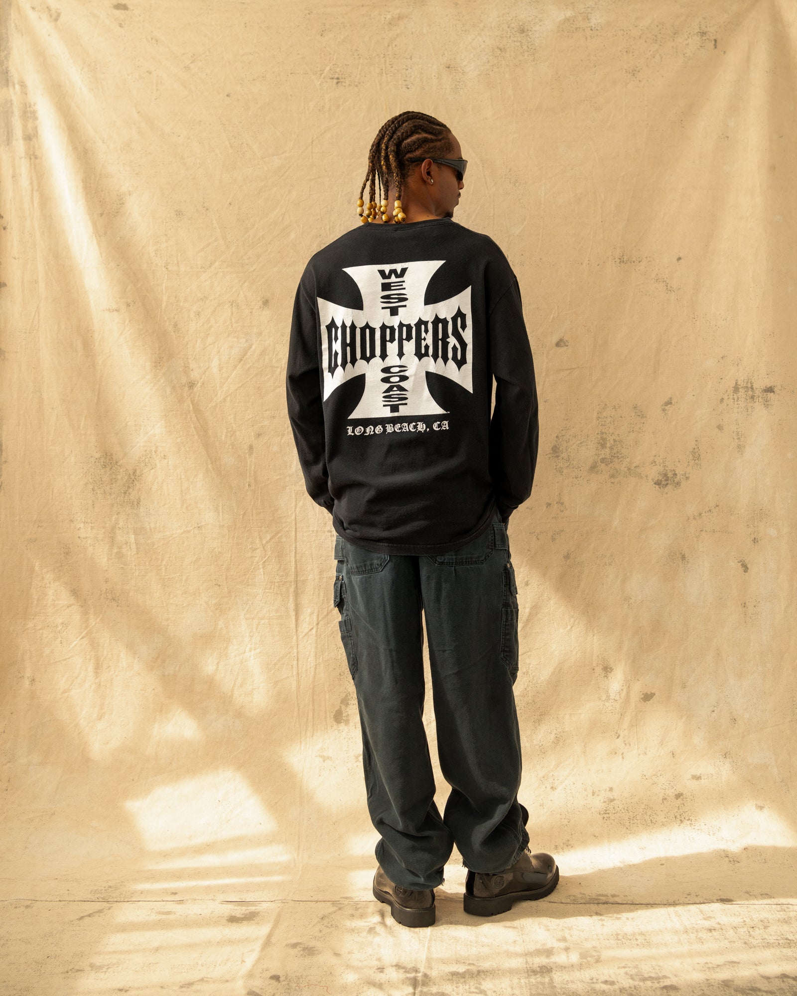Vintage Y2K West Coast Choppers Longsleeve Black (L)