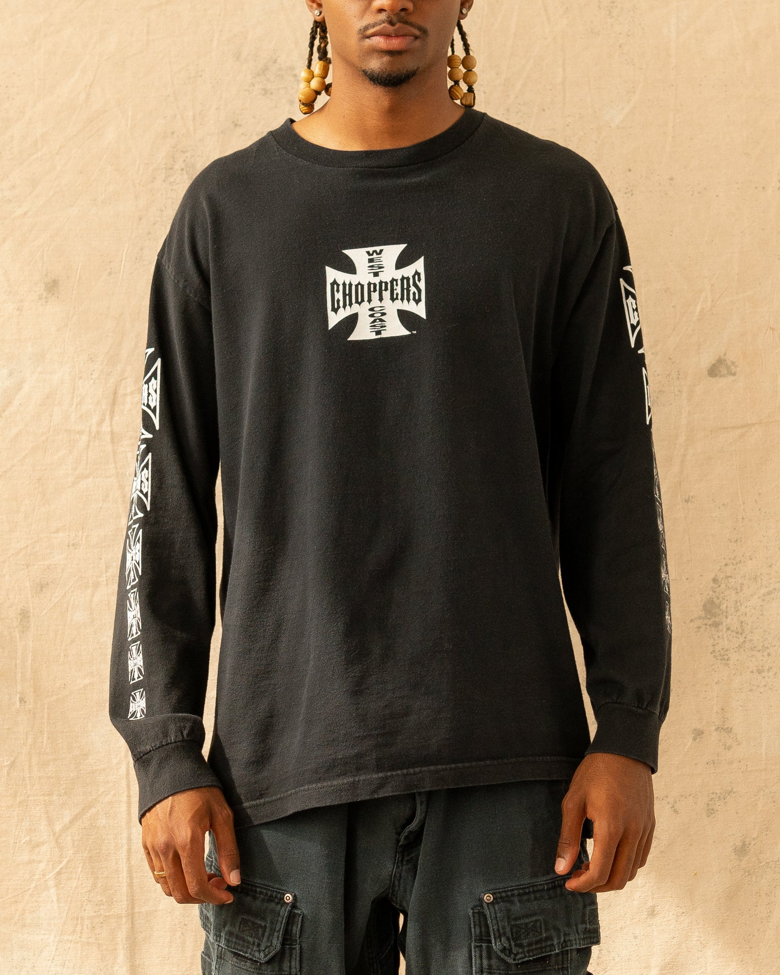 希少 WEST COAST CHOPPERS ロンT ロング Tシャツ XL 黒 希少 WEST COAST CHOPPERS ロンT ロング Tシャツ XL - メルカリ