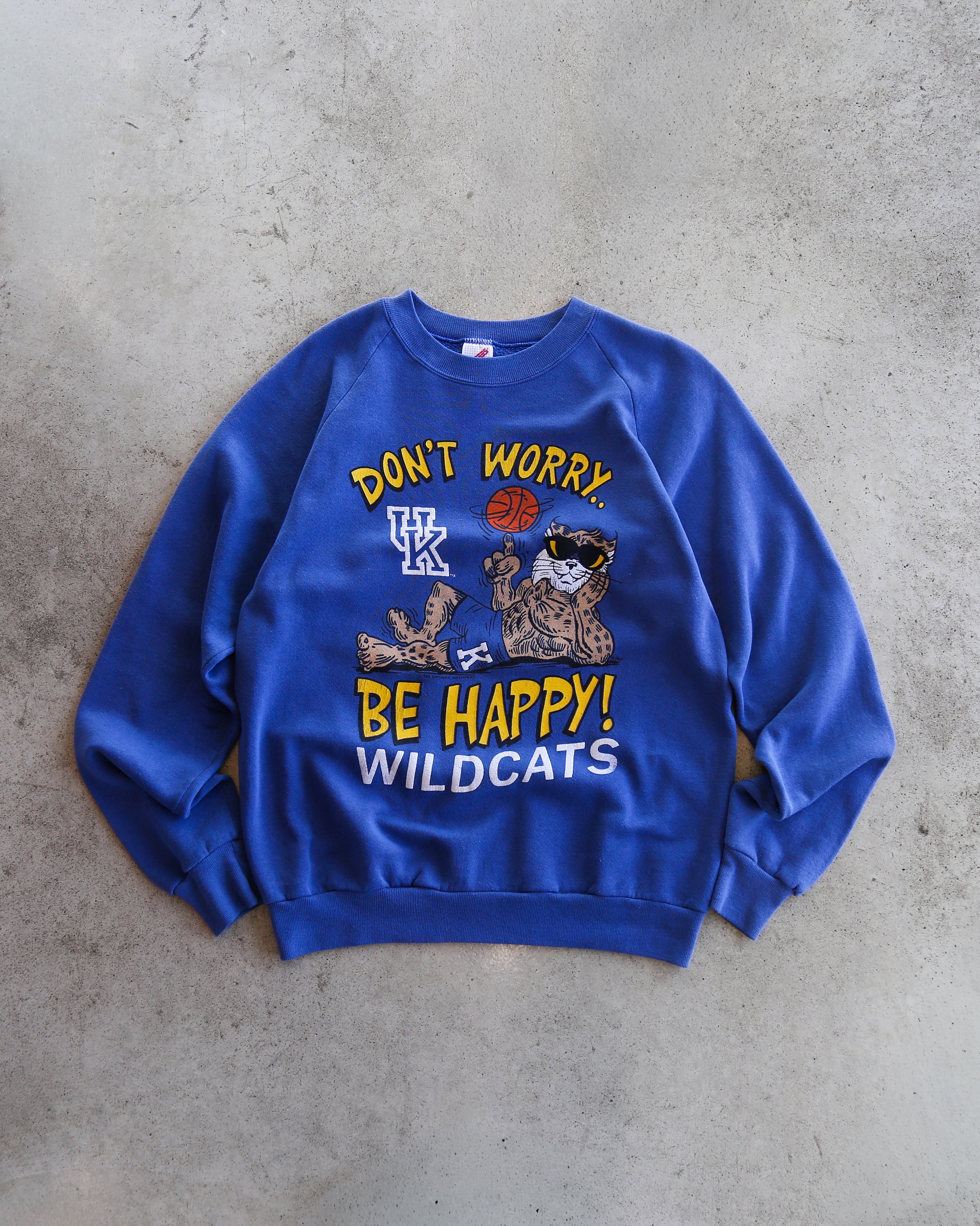 Kentucky Wildcats 90's Crewneck Blue (L)